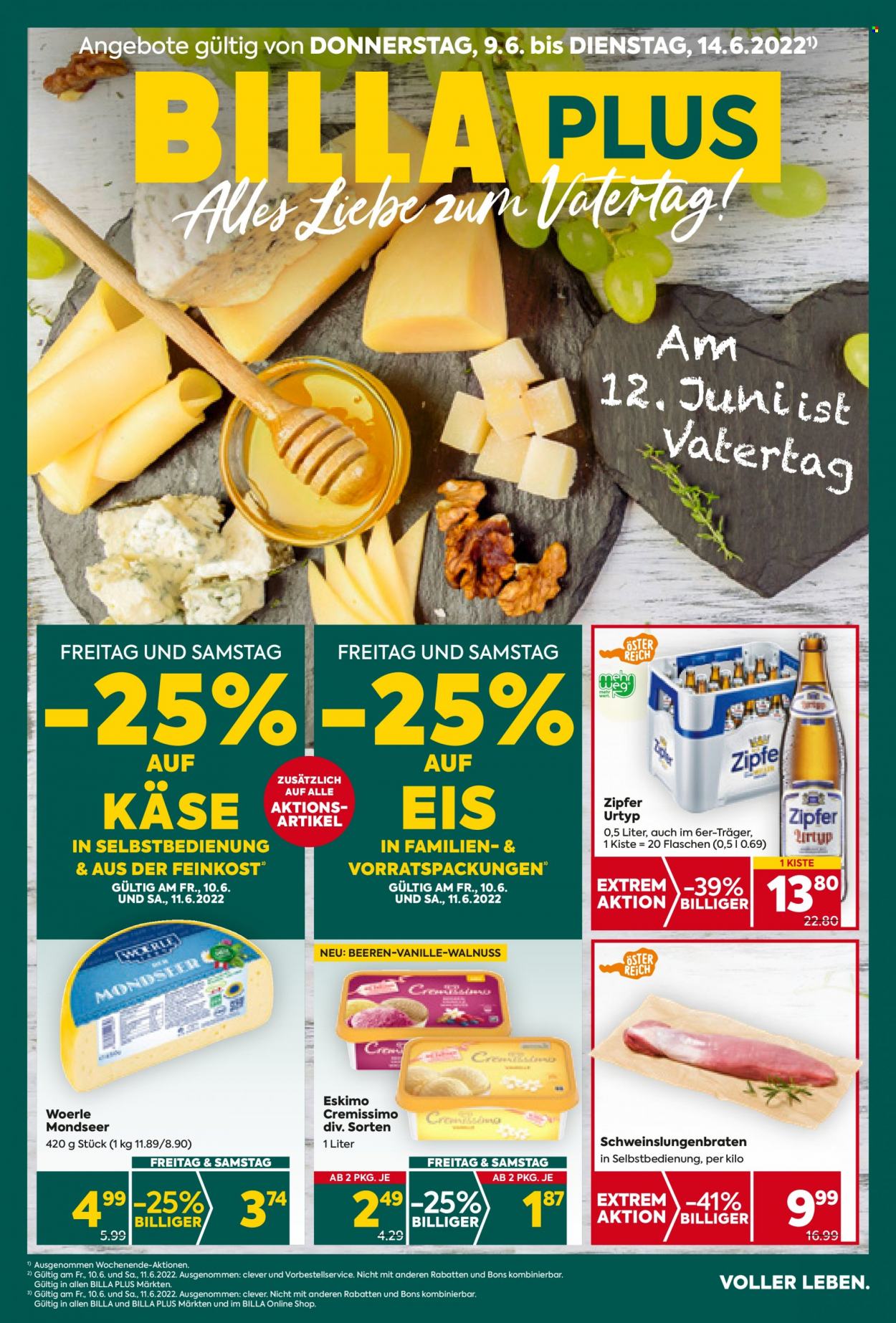 Angebote Billa Plus - 9.6.2022 - 14.6.2022. Seite 1