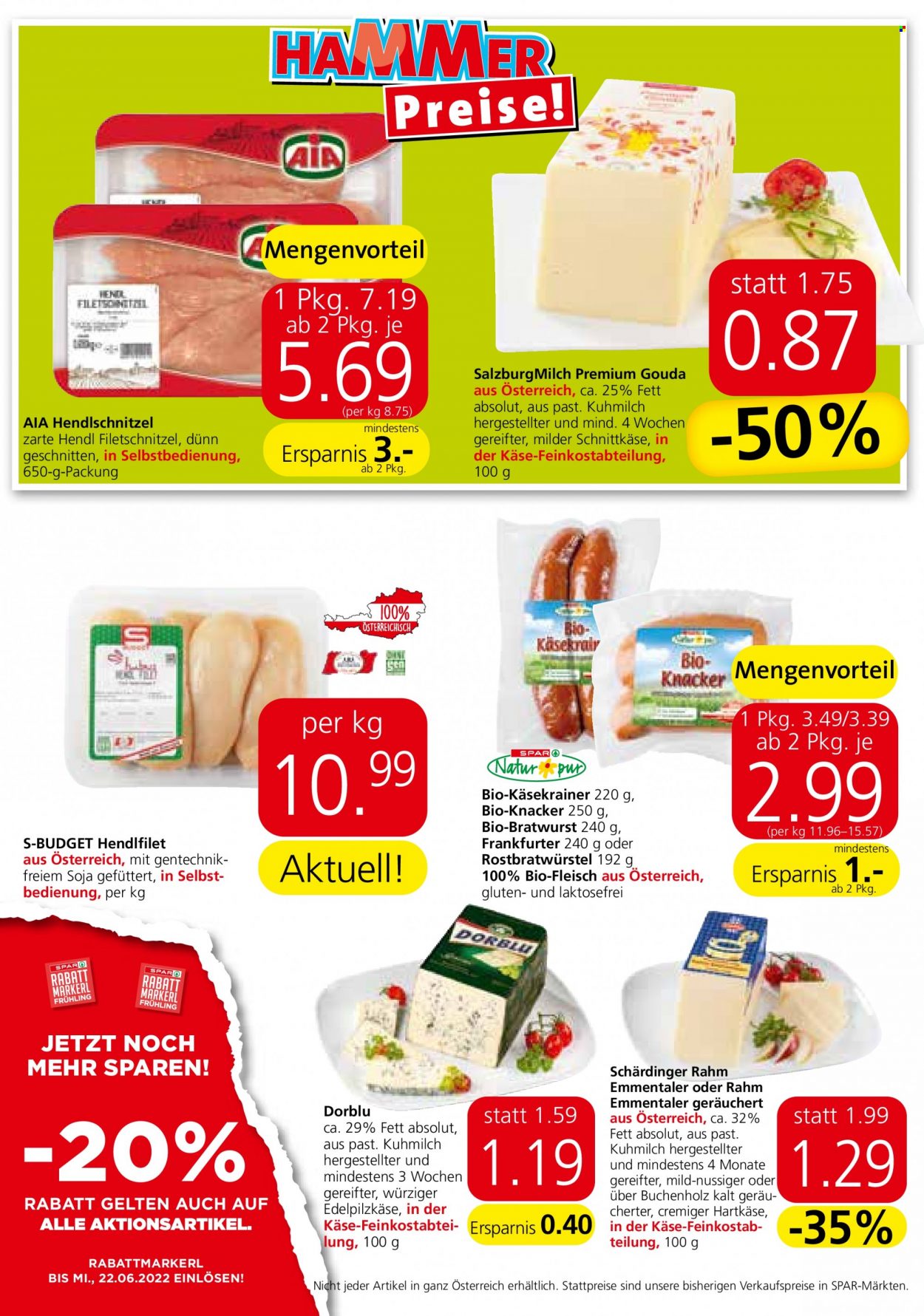 Angebote EUROSPAR - 9.6.2022 - 14.6.2022. Seite 4