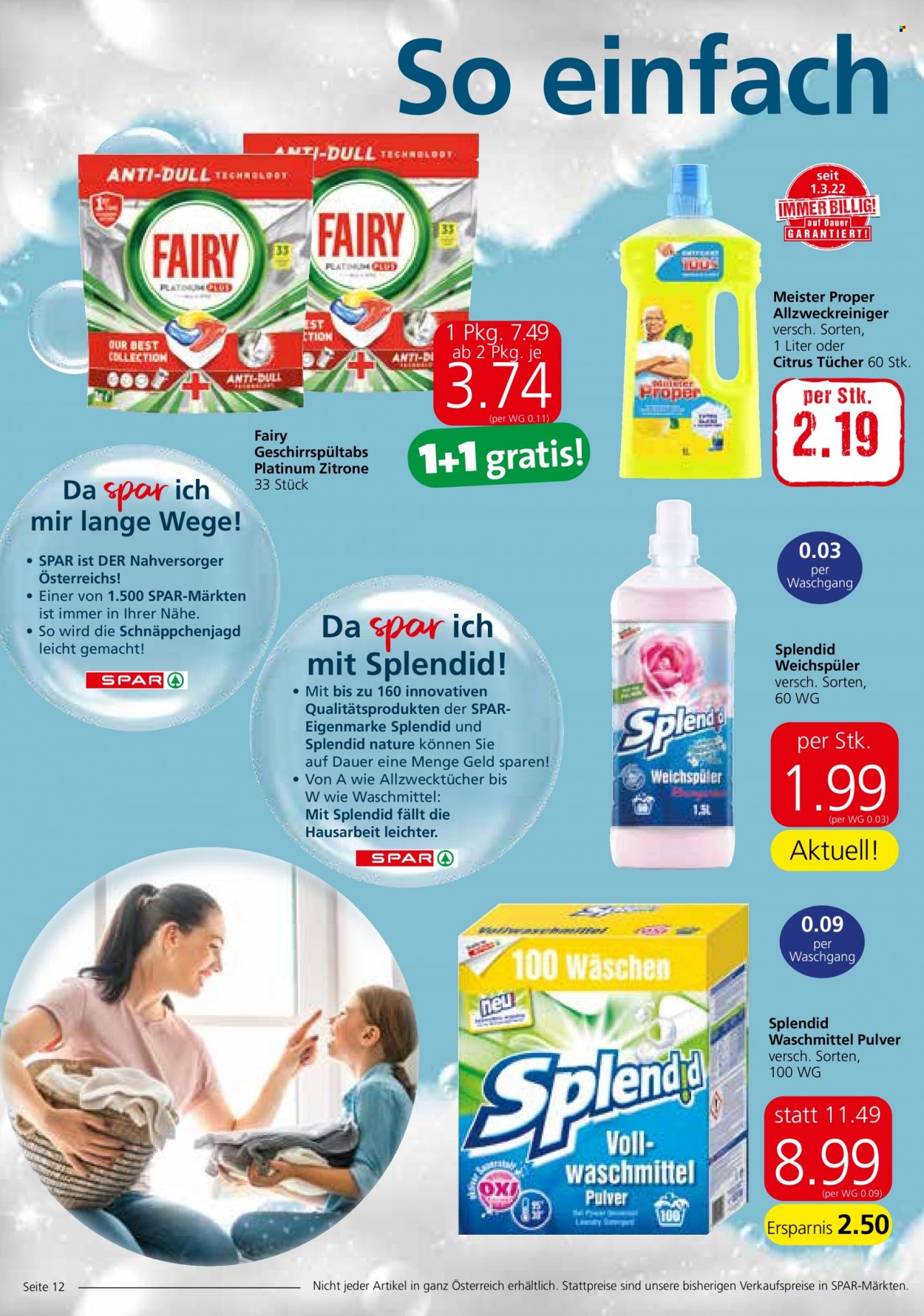 Angebote EUROSPAR - 9.6.2022 - 14.6.2022. Seite 12