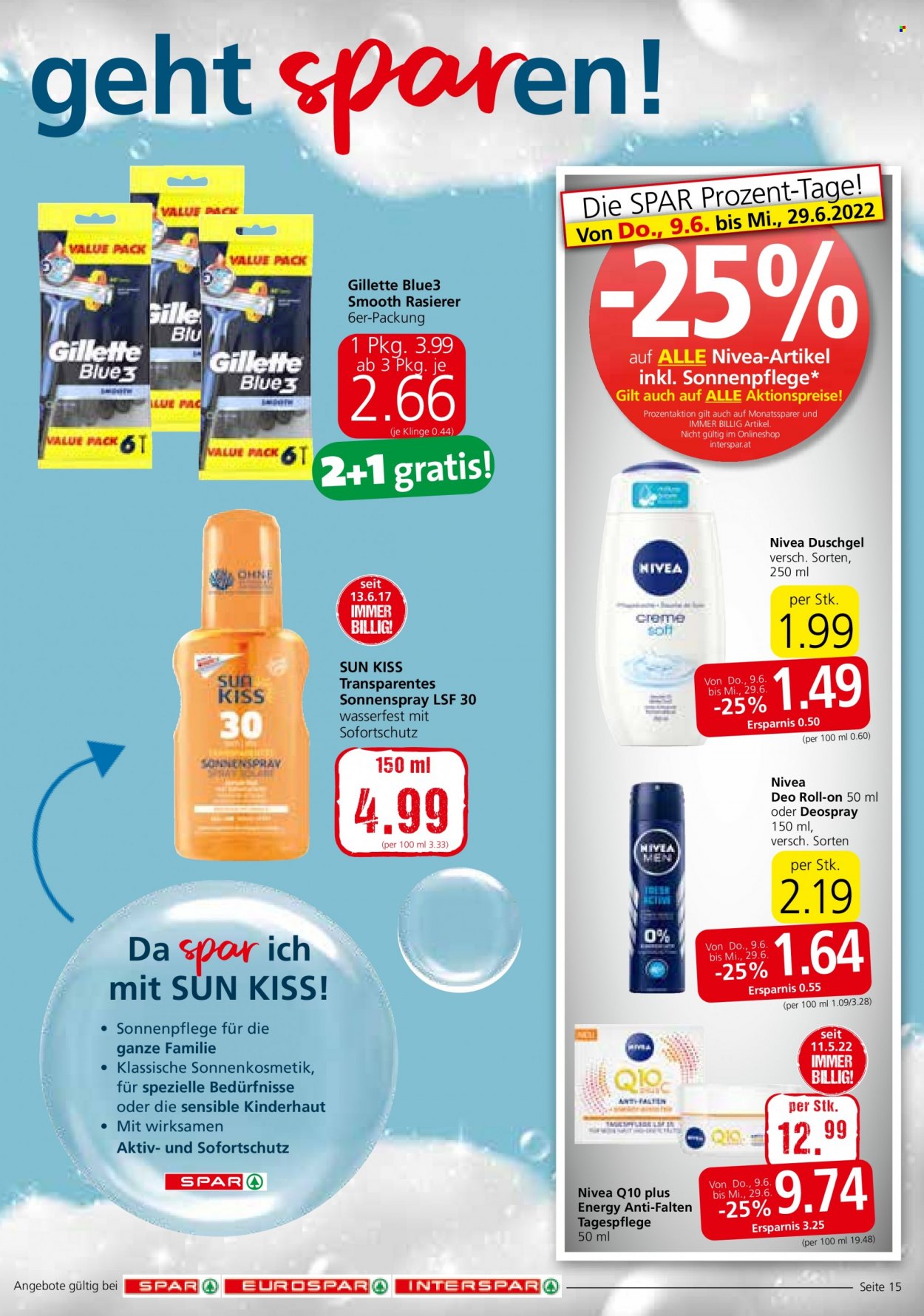 Angebote EUROSPAR - 9.6.2022 - 14.6.2022. Seite 15