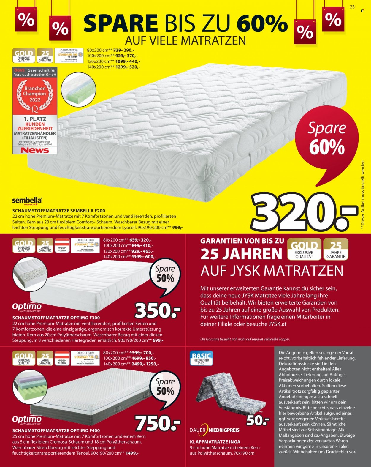 Angebote JYSK - 8.6.2022 - 21.6.2022. Seite 23