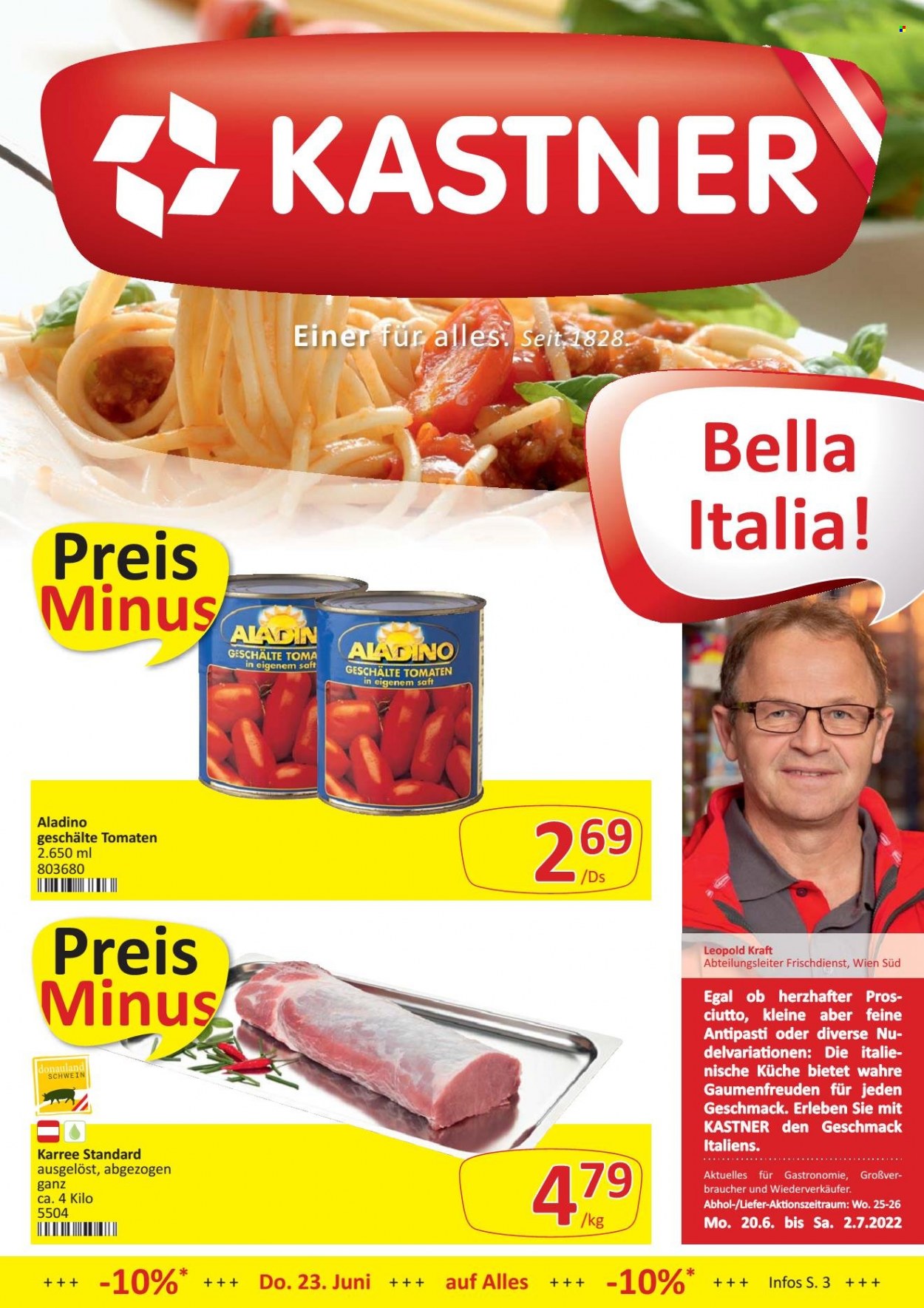 Angebote KASTNER - 20.6.2022 - 2.7.2022. Seite 1