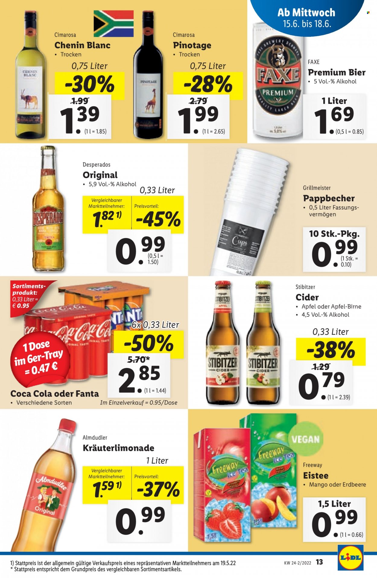 Angebote Lidl - 15.6.2022 - 22.6.2022. Seite 13