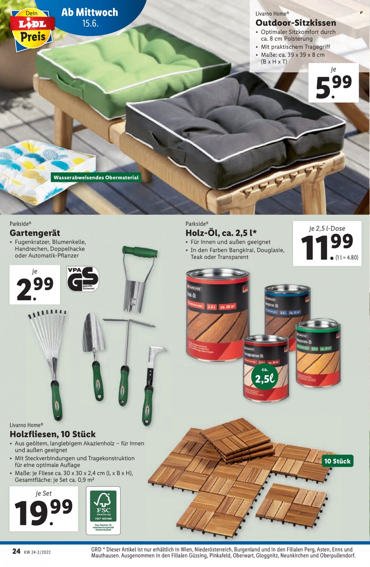 Angebote Lidl - 15.6.2022 - 22.6.2022. Seite 24