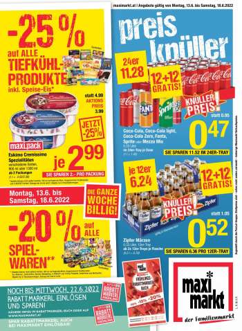 Angebote Maximarkt - 13.6.2022 - 18.6.2022.