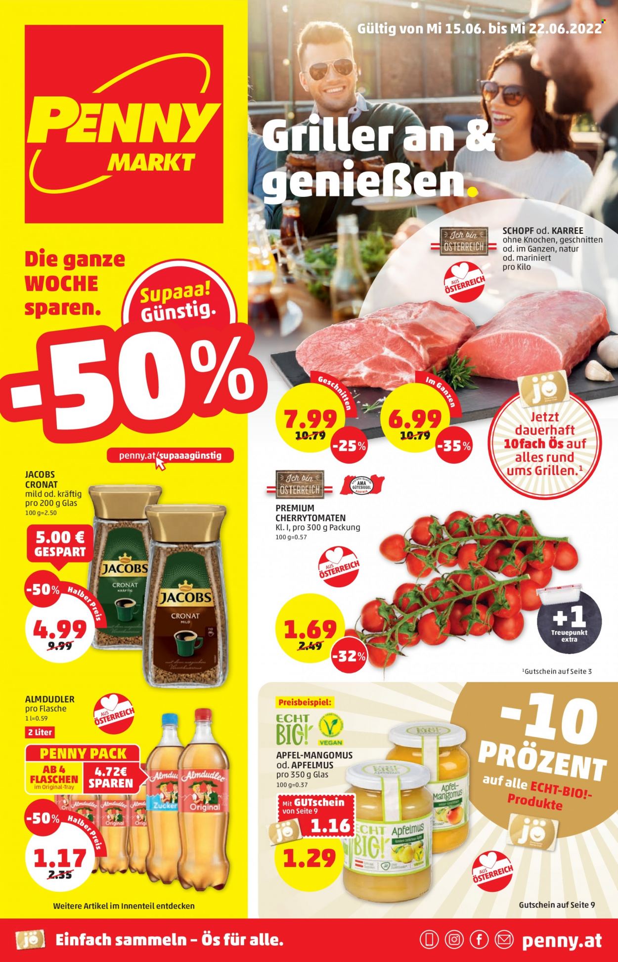 Angebote Penny - 15.6.2022 - 22.6.2022. Seite 1