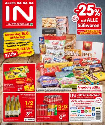 Angebote INTERSPAR - 15.6.2022 - 29.6.2022.