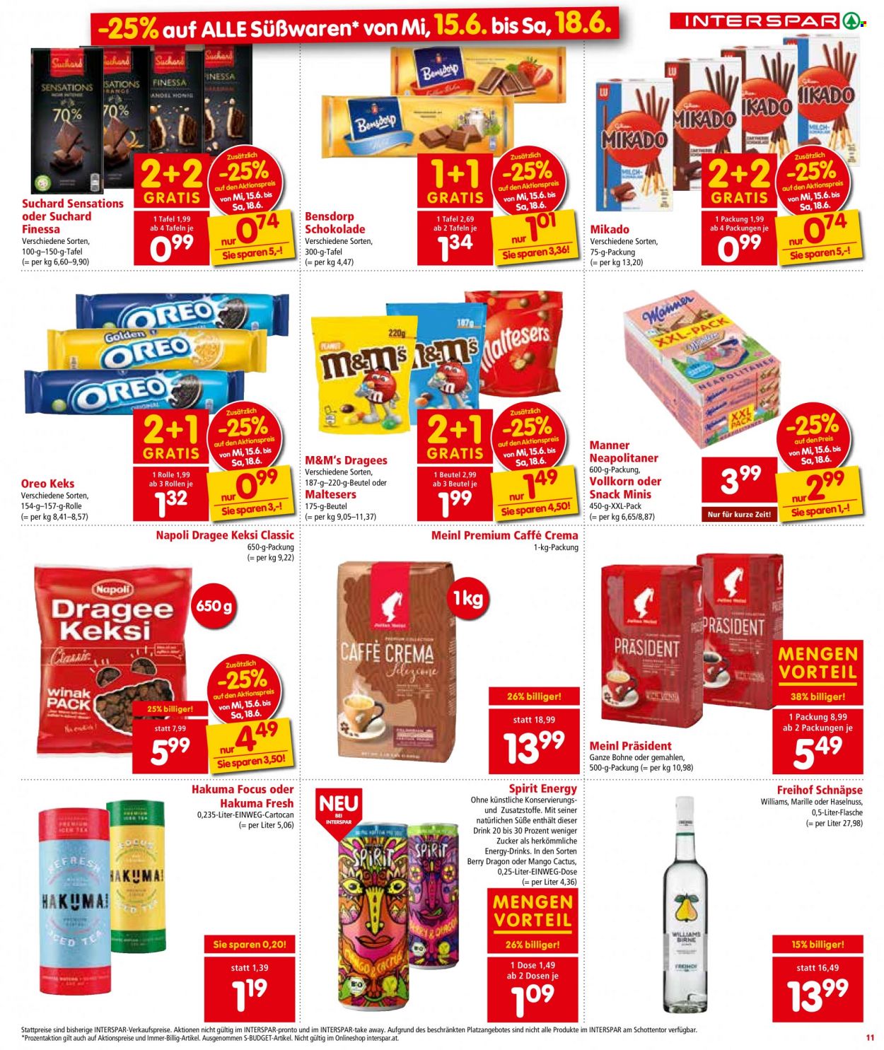 Angebote INTERSPAR - 15.6.2022 - 29.6.2022. Seite 11