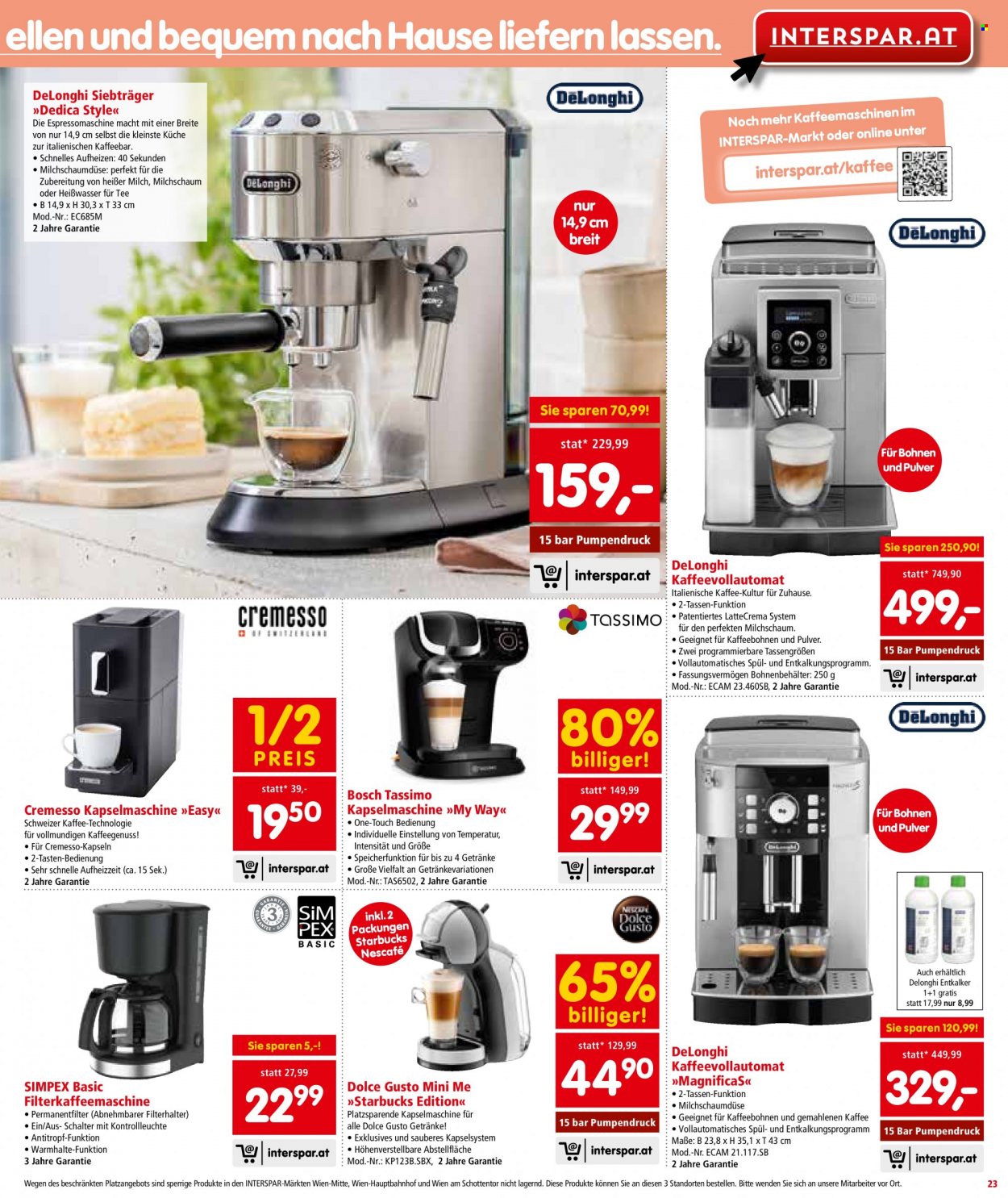 Angebote INTERSPAR - 15.6.2022 - 29.6.2022. Seite 23