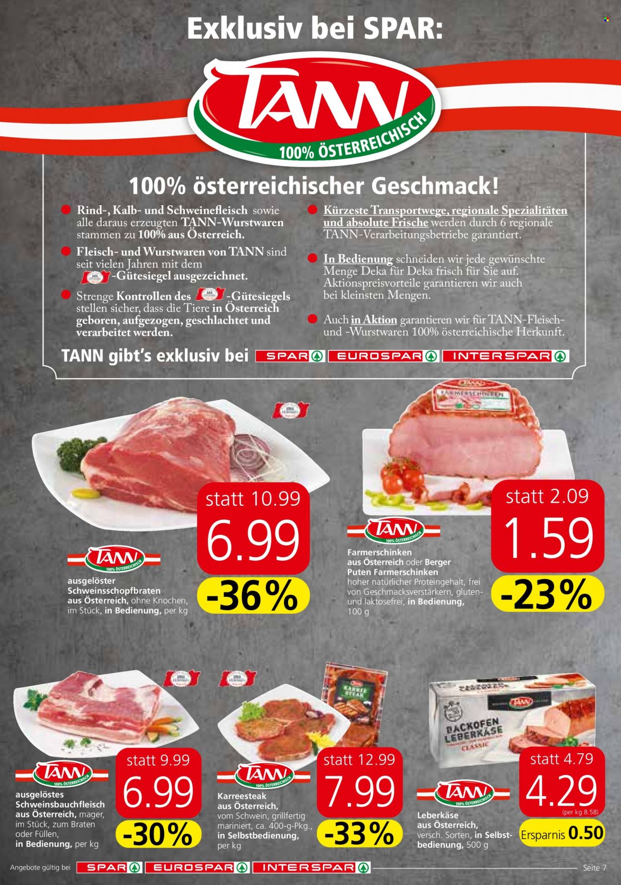 Angebote INTERSPAR - 15.6.2022 - 29.6.2022. Seite 7