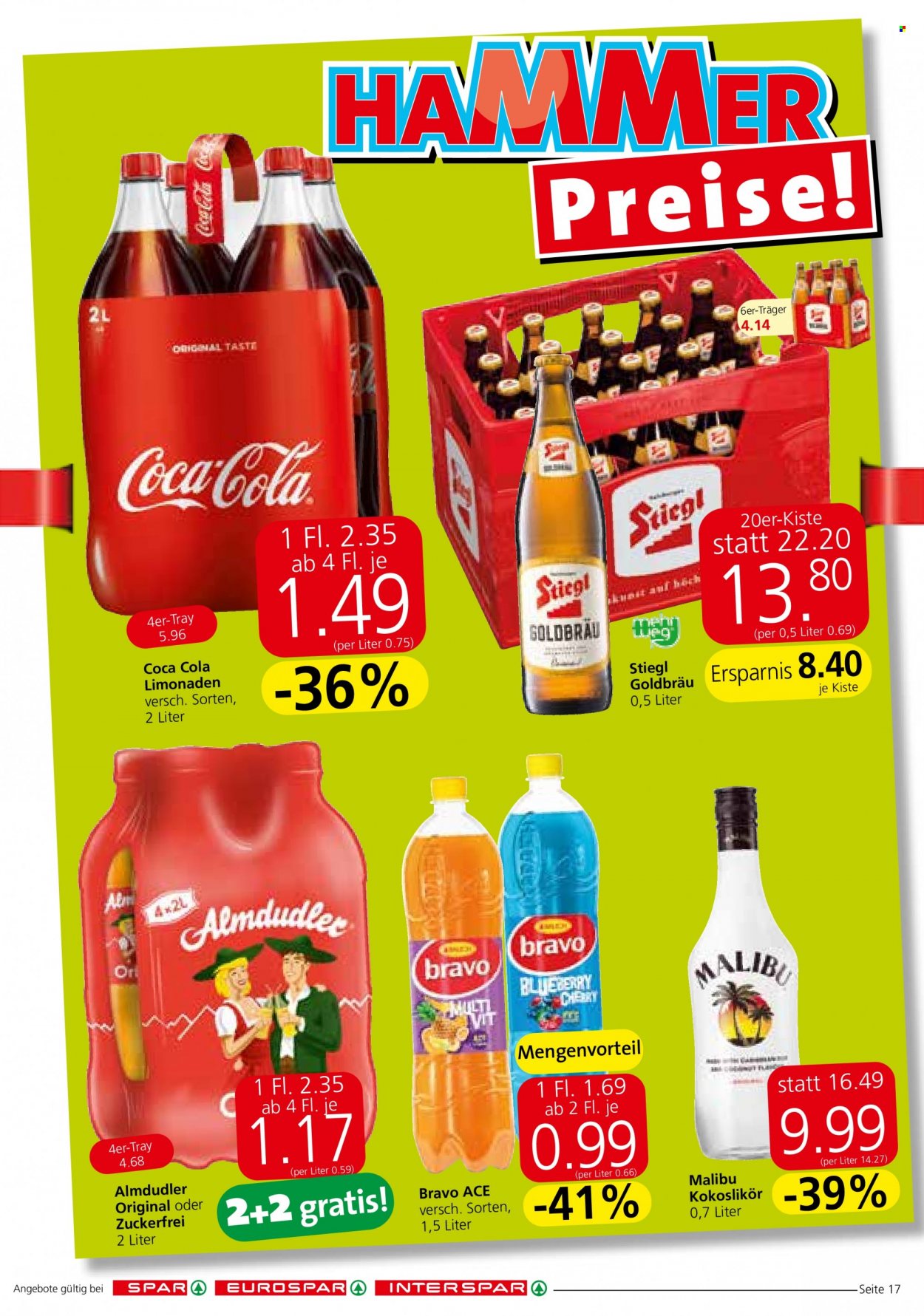 Angebote INTERSPAR - 15.6.2022 - 29.6.2022. Seite 17