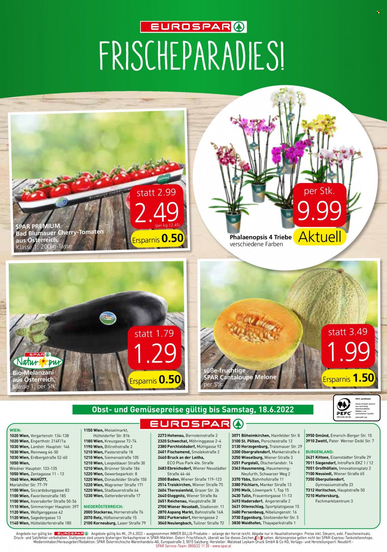 Angebote EUROSPAR - 15.6.2022 - 29.6.2022. Seite 16