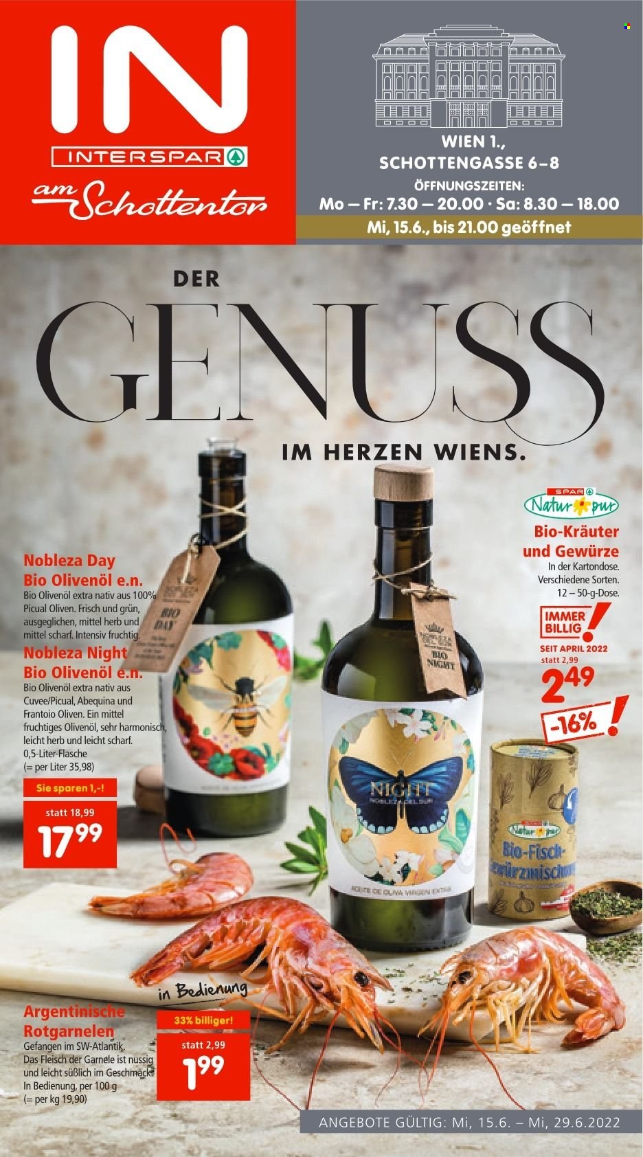Angebote INTERSPAR - 15.6.2022 - 29.6.2022. Seite 1