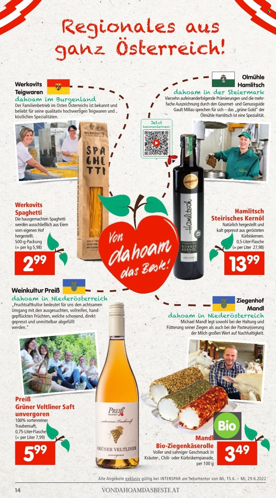 Angebote INTERSPAR - 15.6.2022 - 29.6.2022. Seite 15