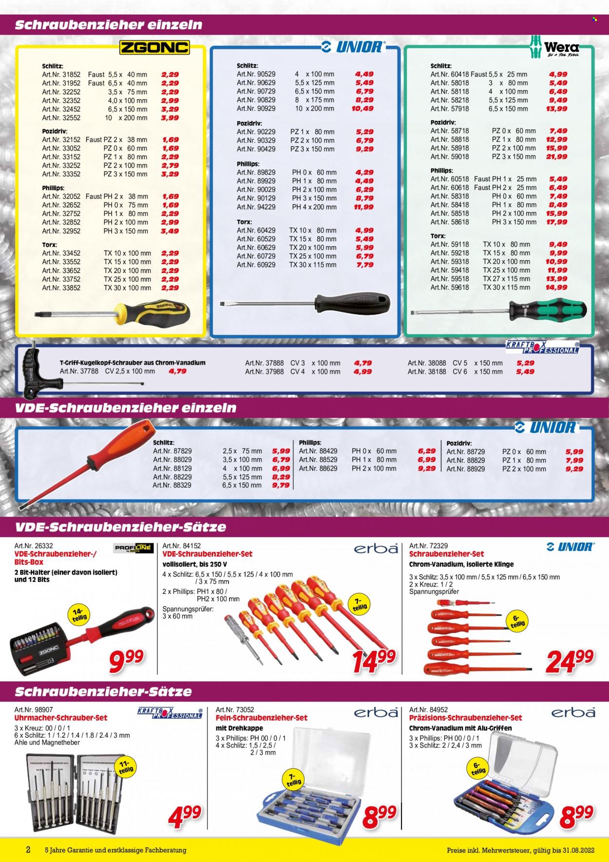 Angebote Zgonc - 16.6.2022 - 31.8.2022. Seite 2