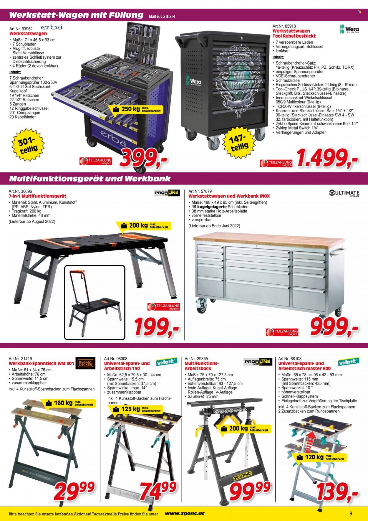 Angebote Zgonc - 16.6.2022 - 31.8.2022. Seite 9