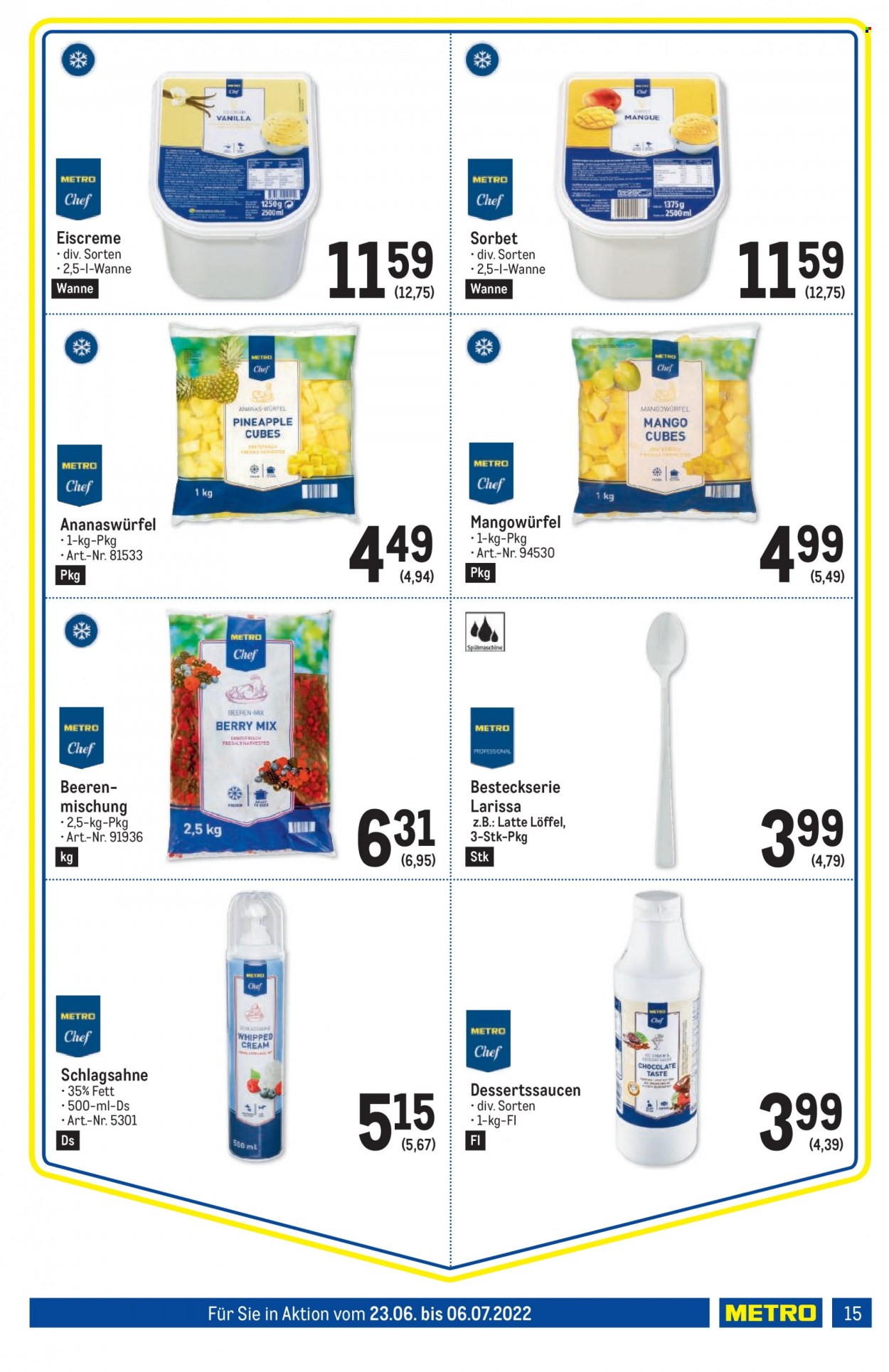 Angebote Metro - 23.6.2022 - 6.7.2022. Seite 15