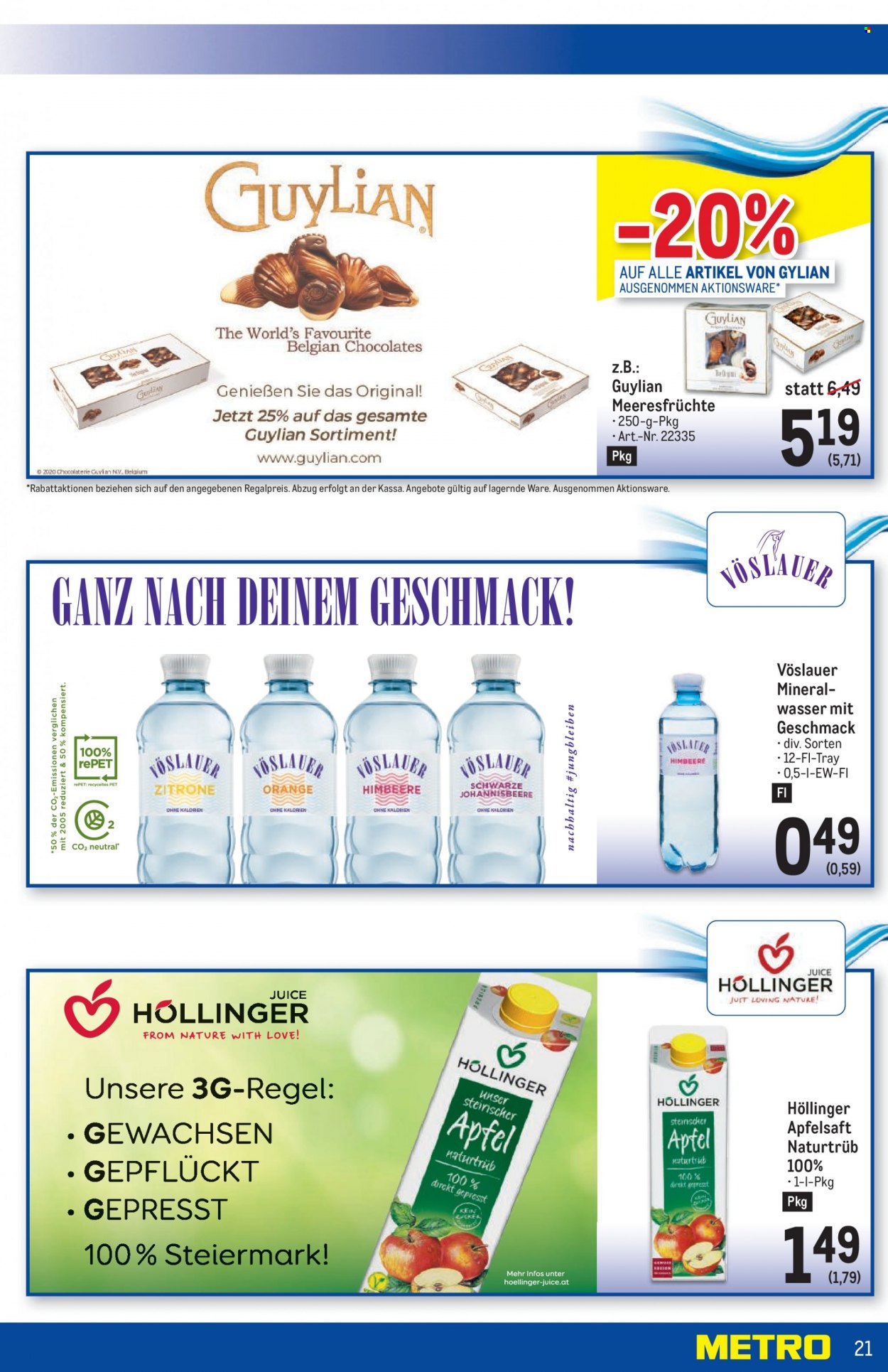 Angebote Metro - 23.6.2022 - 6.7.2022. Seite 21