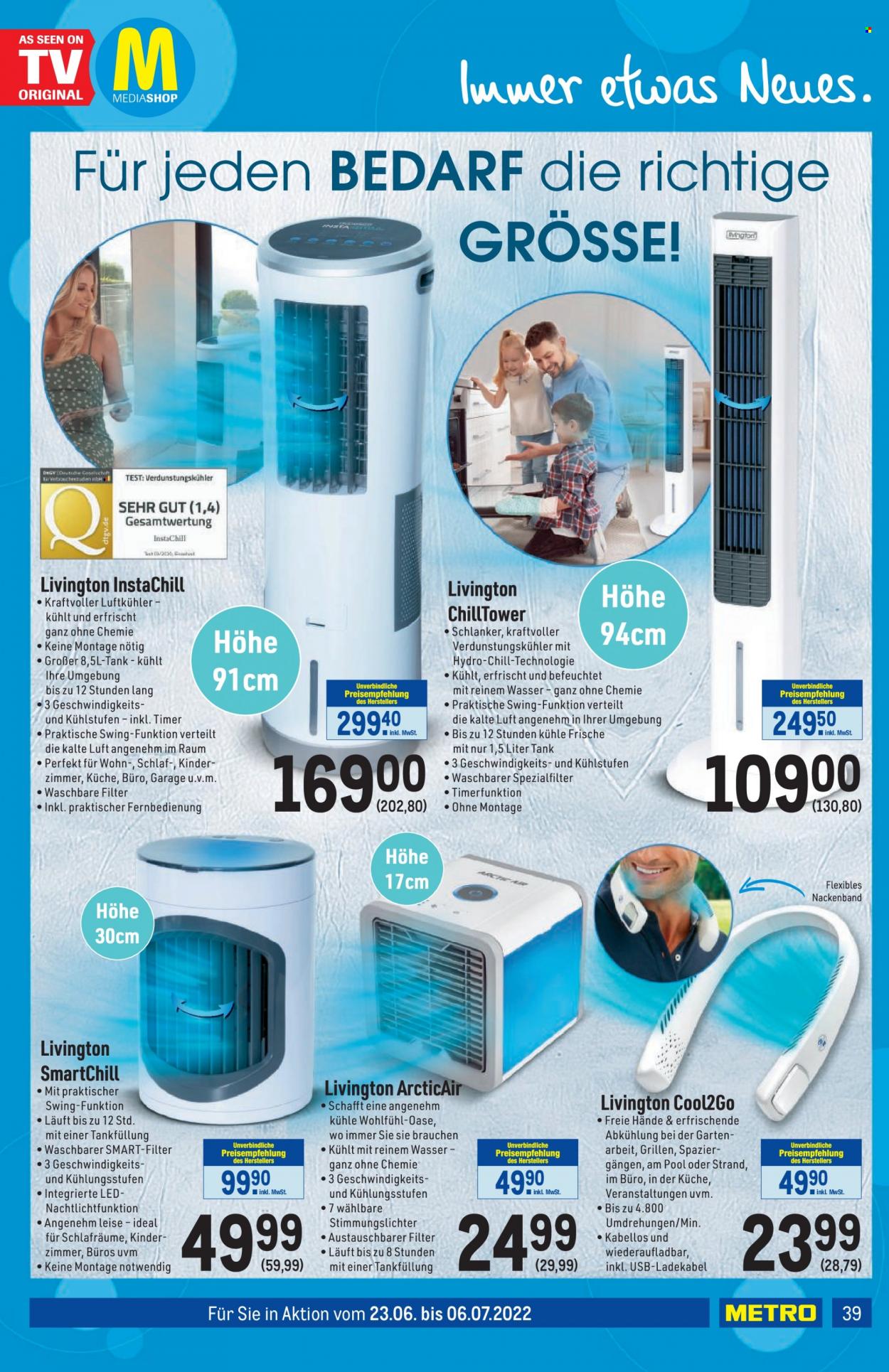 Angebote Metro - 23.6.2022 - 6.7.2022. Seite 39