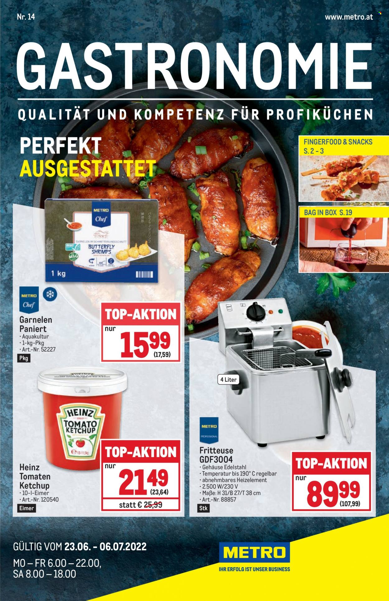 Angebote Metro - 23.6.2022 - 6.7.2022. Seite 1