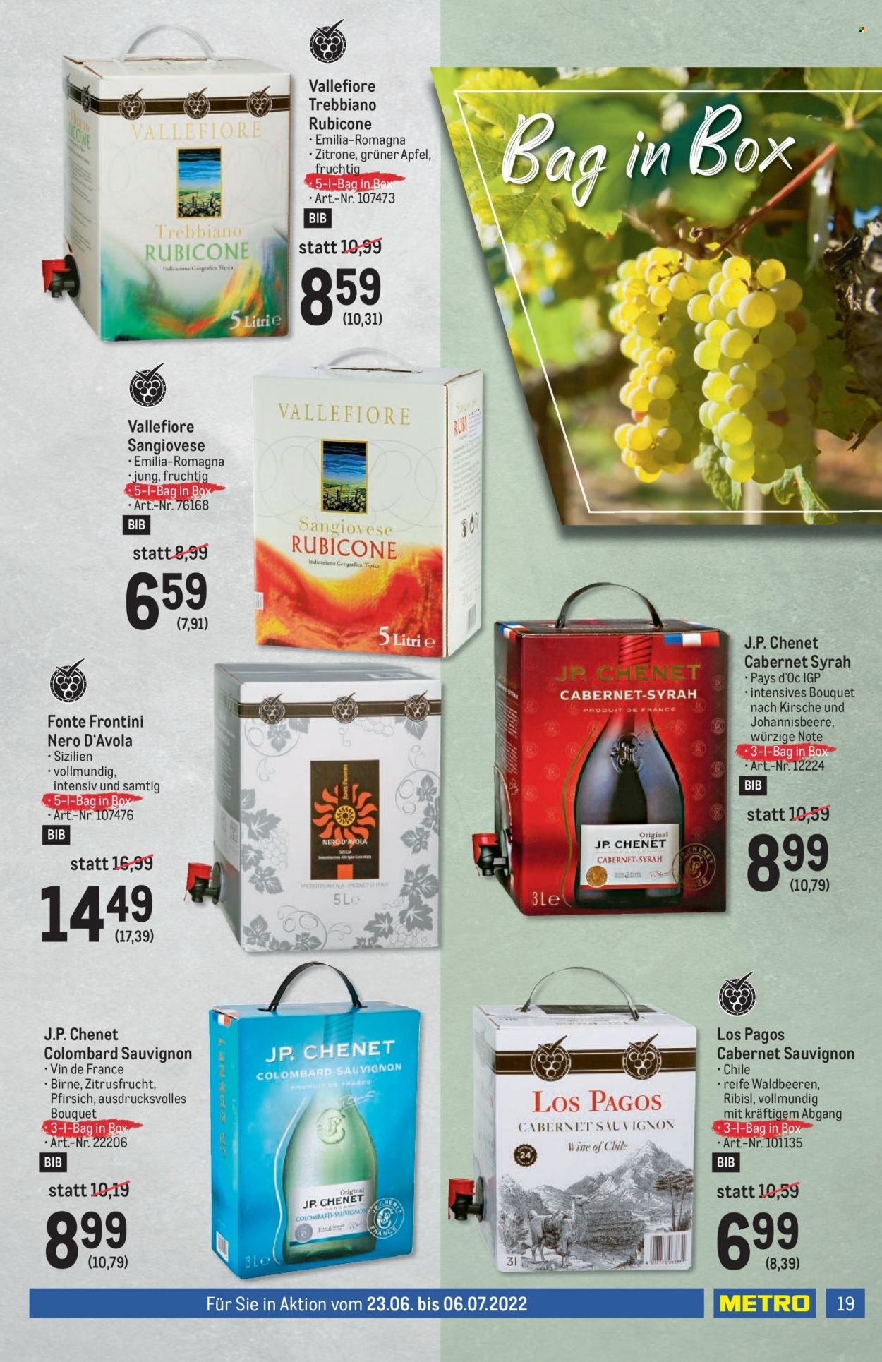 Angebote Metro - 23.6.2022 - 6.7.2022. Seite 19