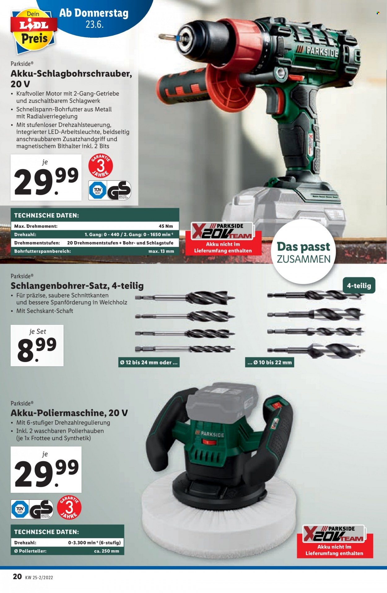 Angebote Lidl - 23.6.2022 - 29.6.2022. Seite 20