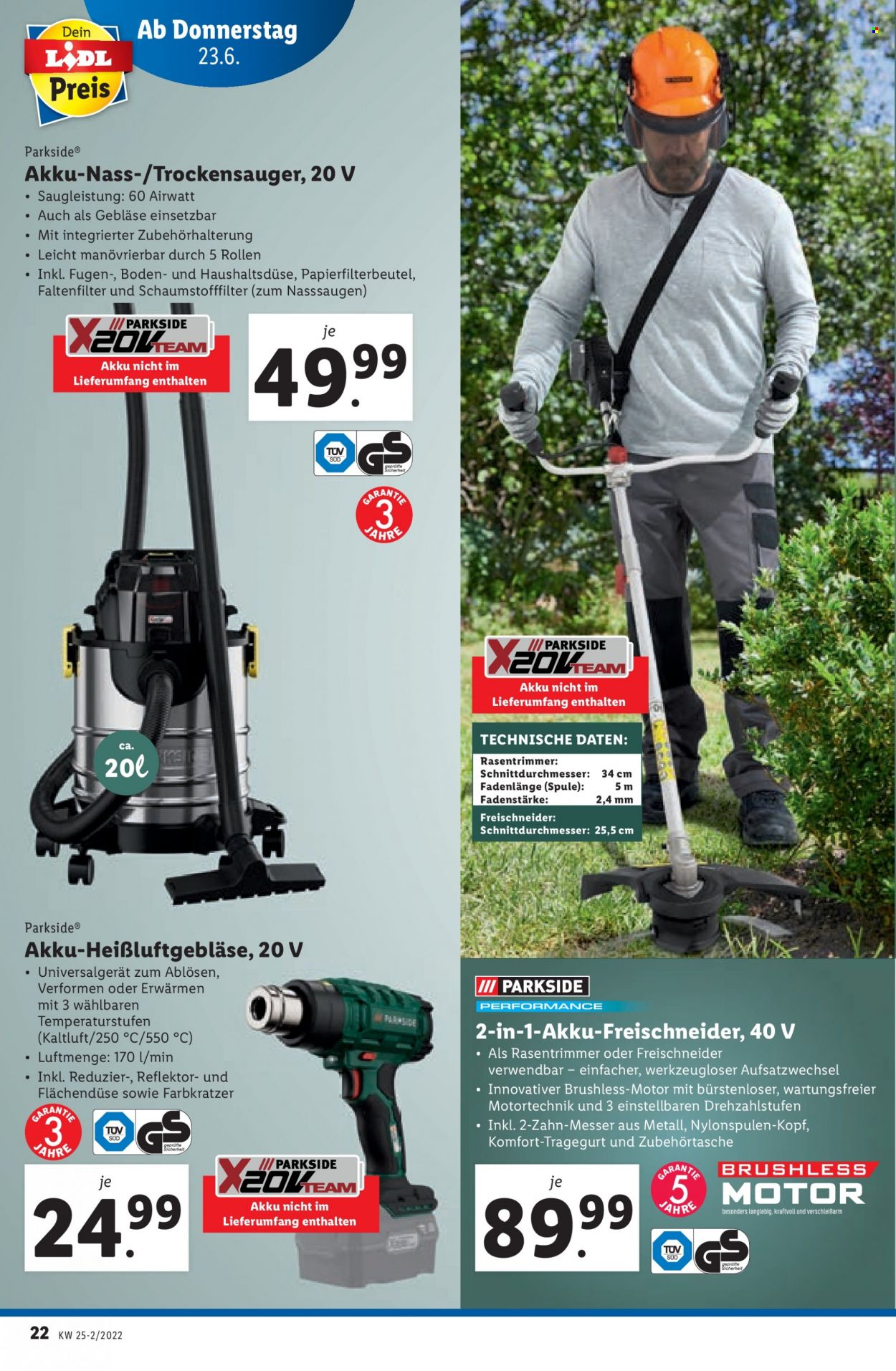 Angebote Lidl - 23.6.2022 - 29.6.2022. Seite 22