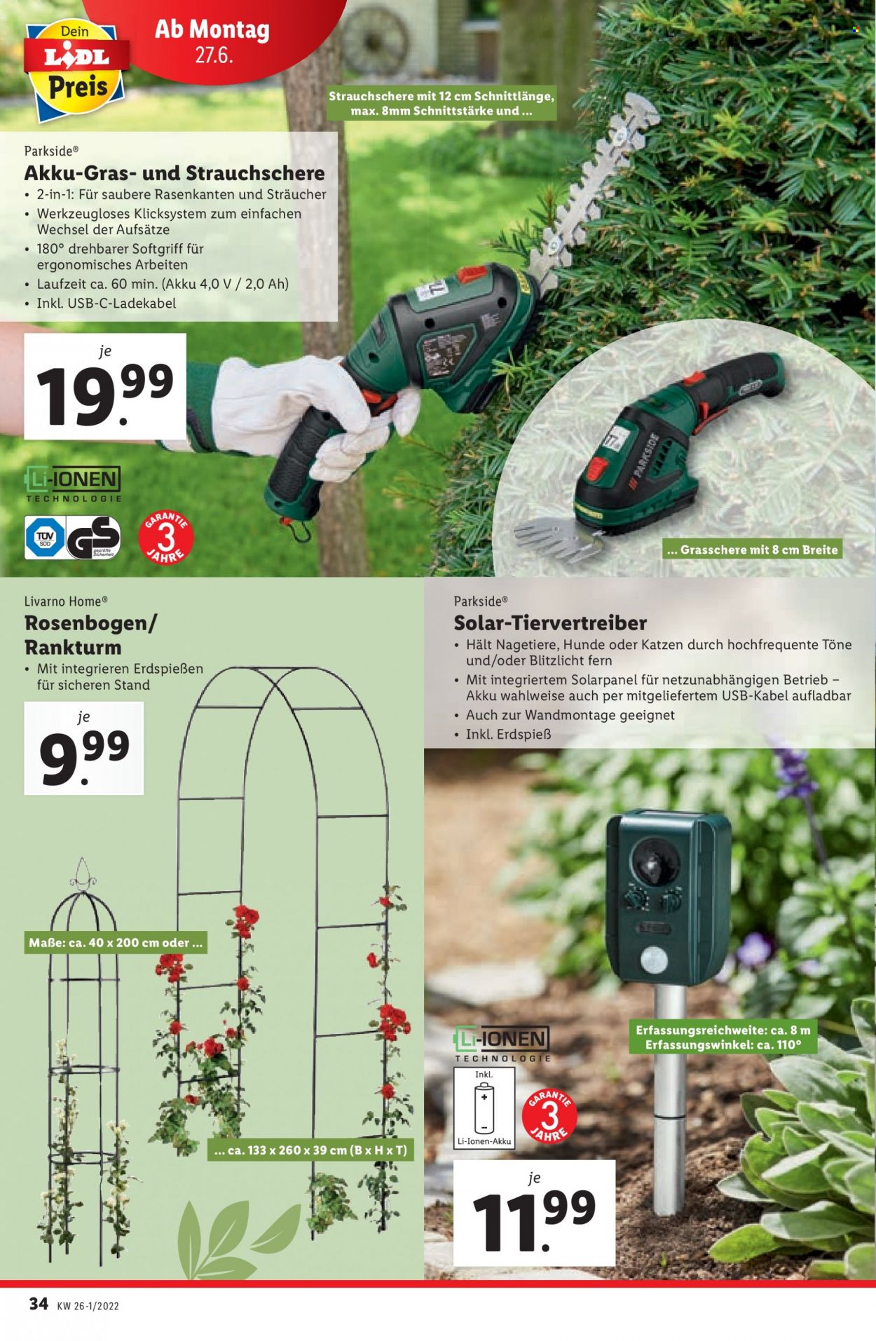 Angebote Lidl - 23.6.2022 - 29.6.2022. Seite 34