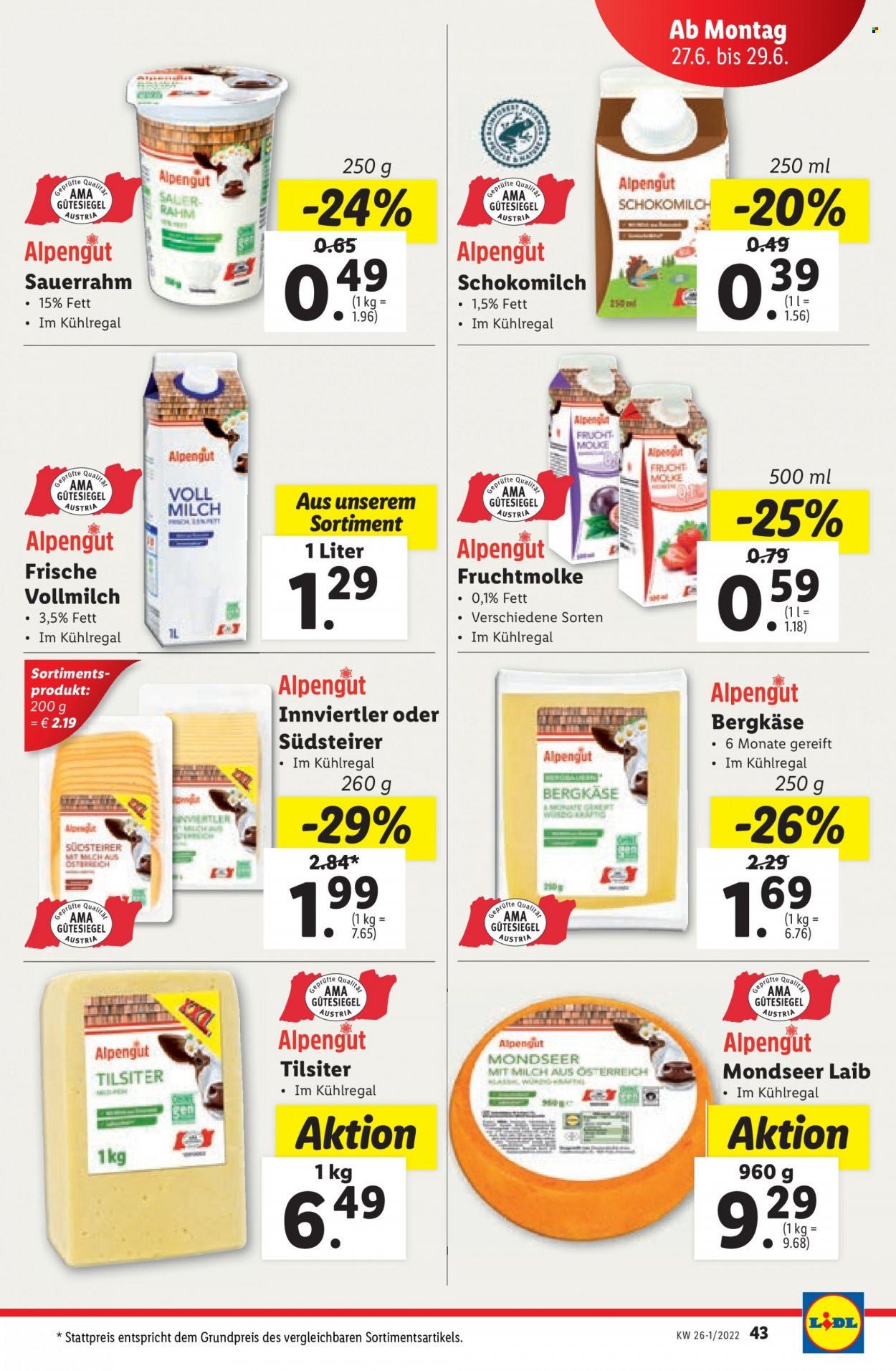 Angebote Lidl - 23.6.2022 - 29.6.2022. Seite 43