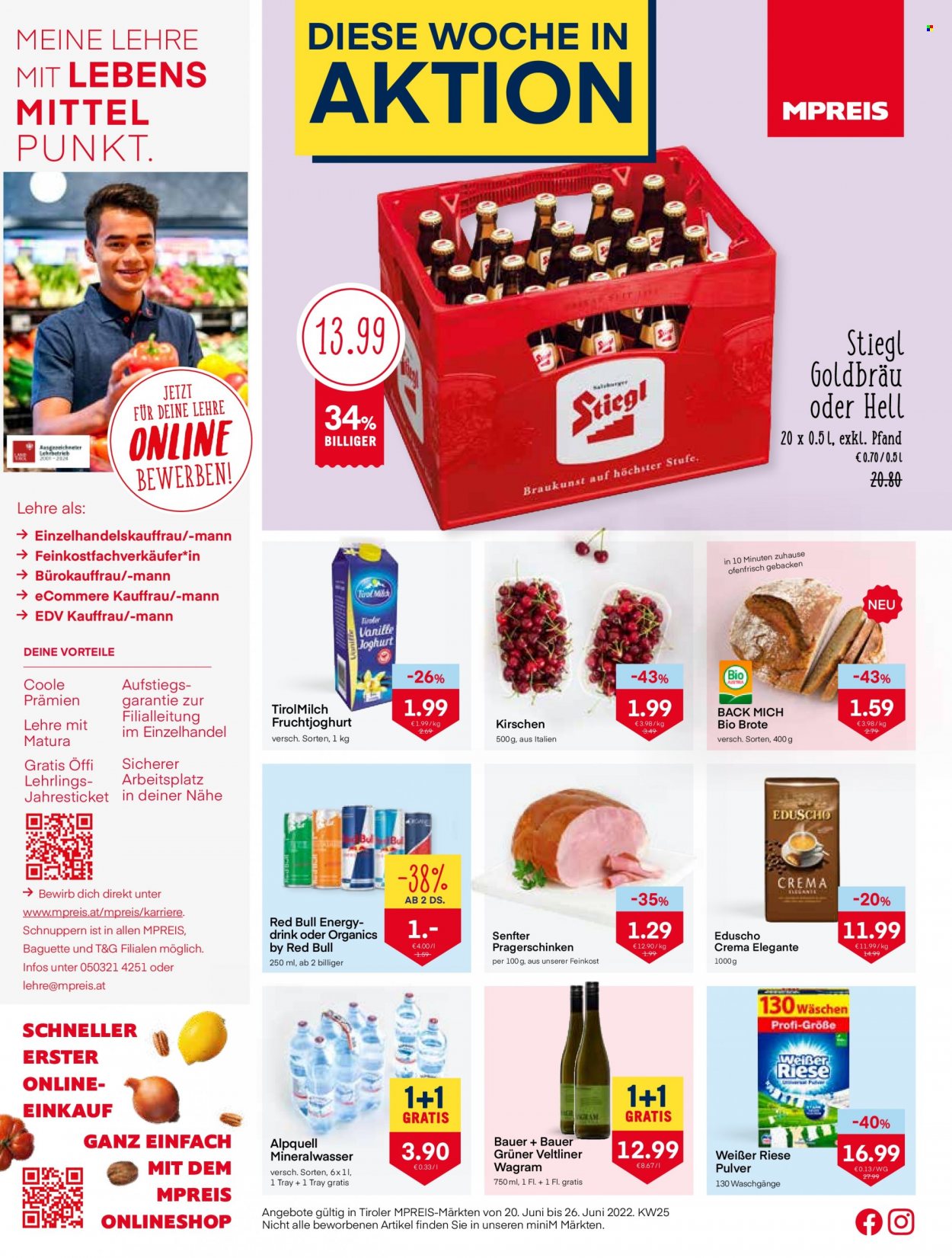 Angebote MPREIS - 20.6.2022 - 26.6.2022. Seite 1