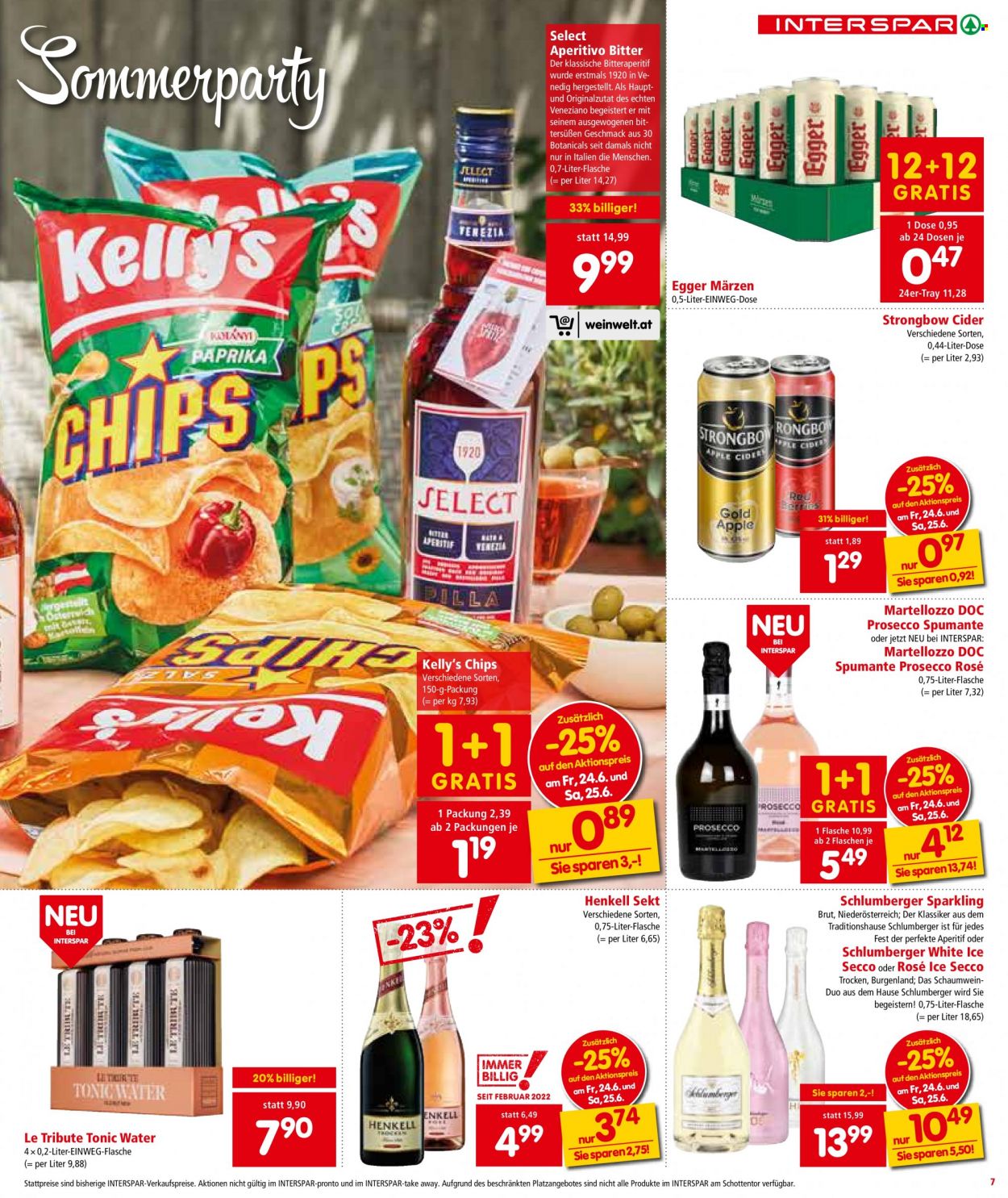 Angebote INTERSPAR - 23.6.2022 - 29.6.2022. Seite 7