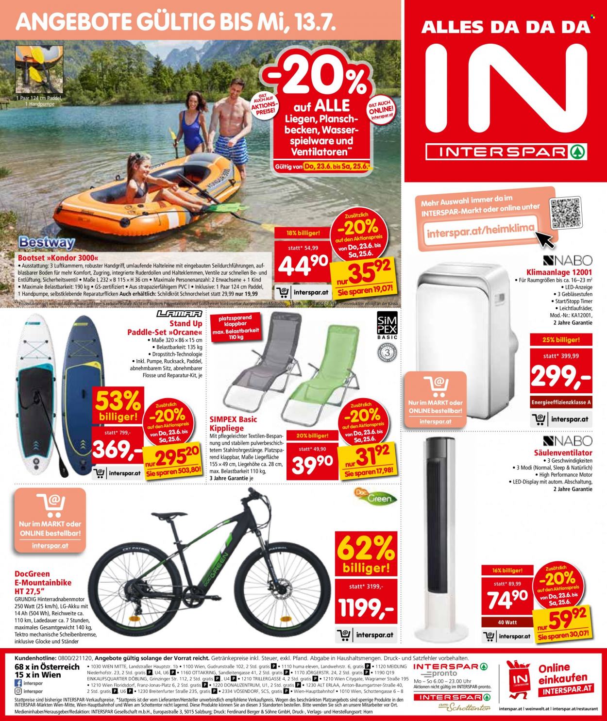 Angebote INTERSPAR - 23.6.2022 - 29.6.2022. Seite 16
