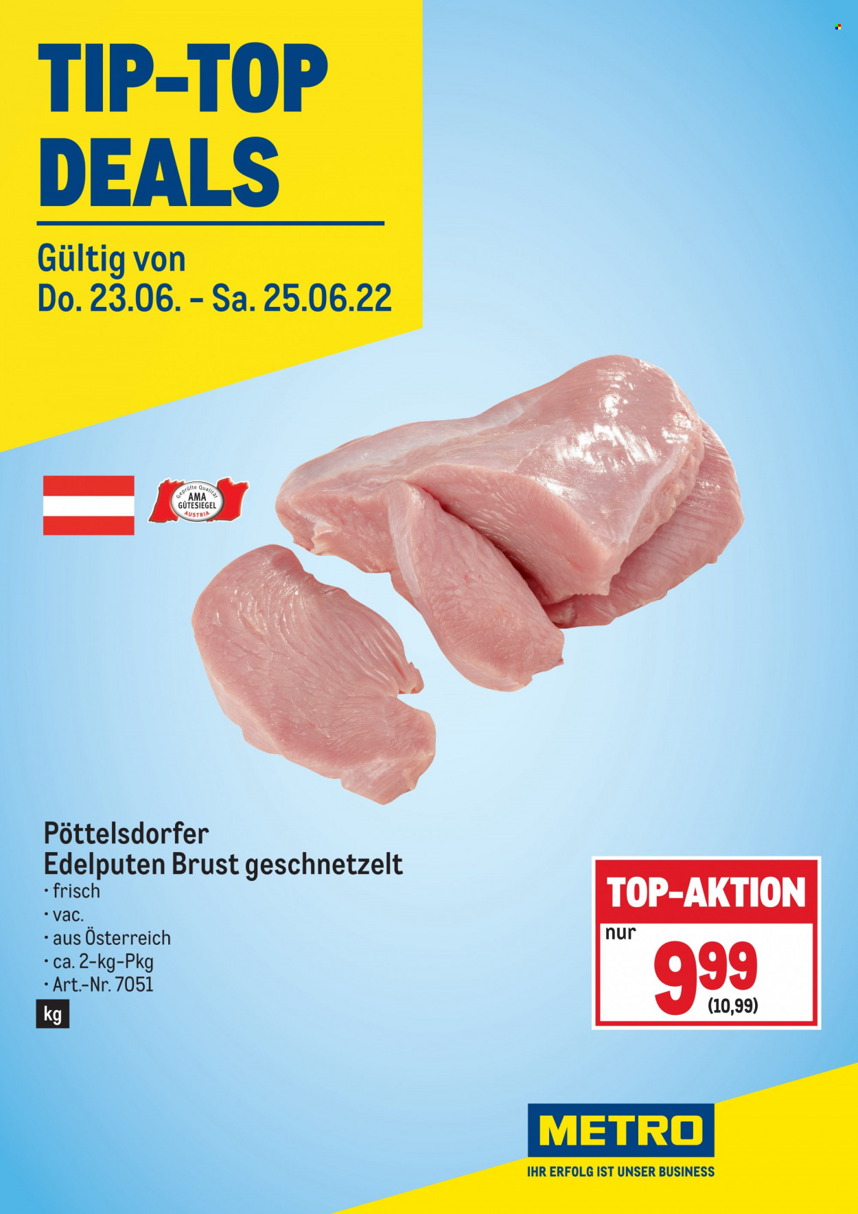 Angebote Metro - 23.6.2022 - 25.6.2022. Seite 1