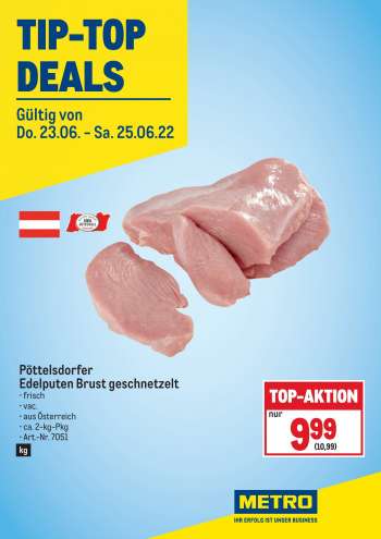 Angebote Metro - 23.6.2022 - 25.6.2022.