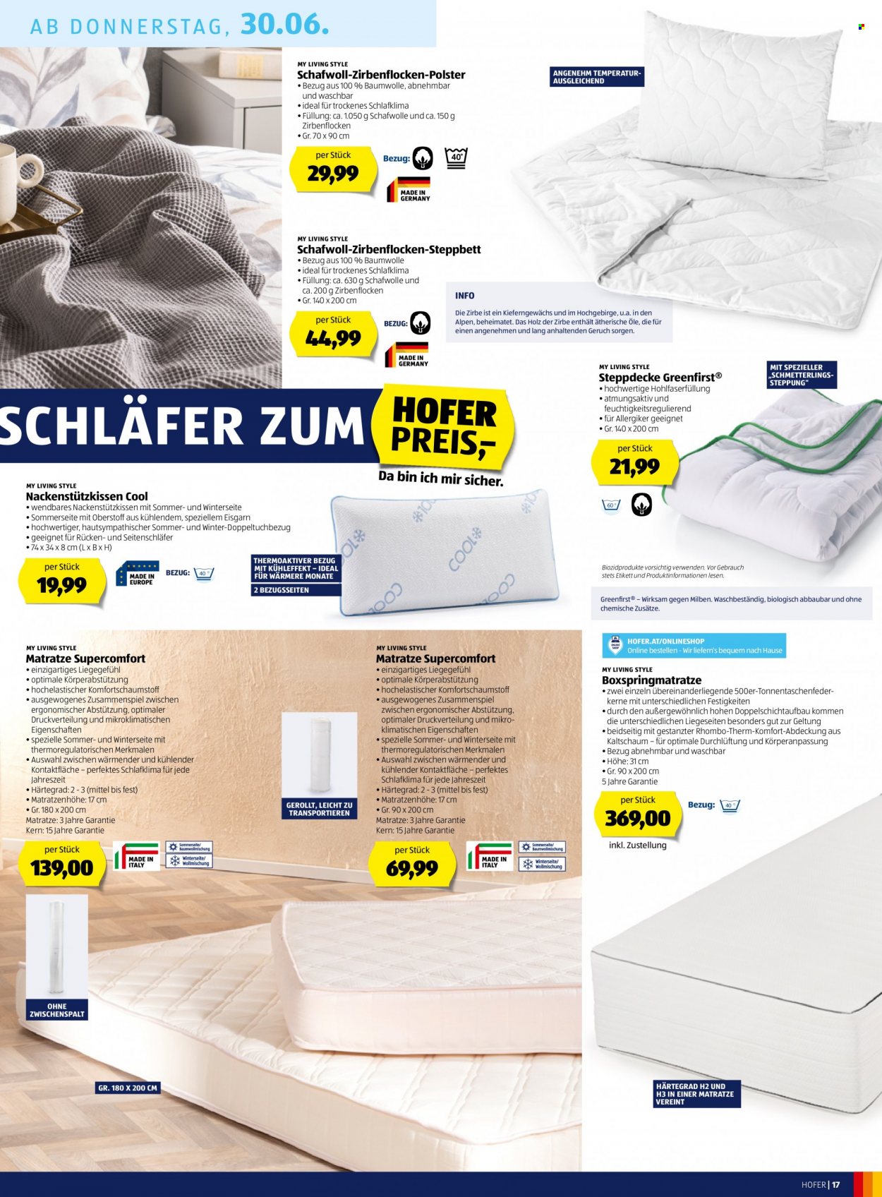 Angebote Hofer - 24.6.2022 - 30.6.2022. Seite 17
