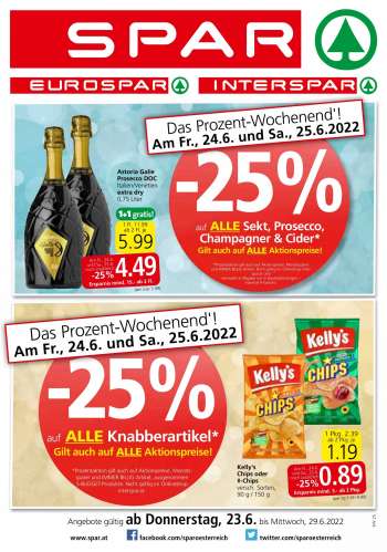 Angebote SPAR - 23.6.2022 - 29.6.2022.