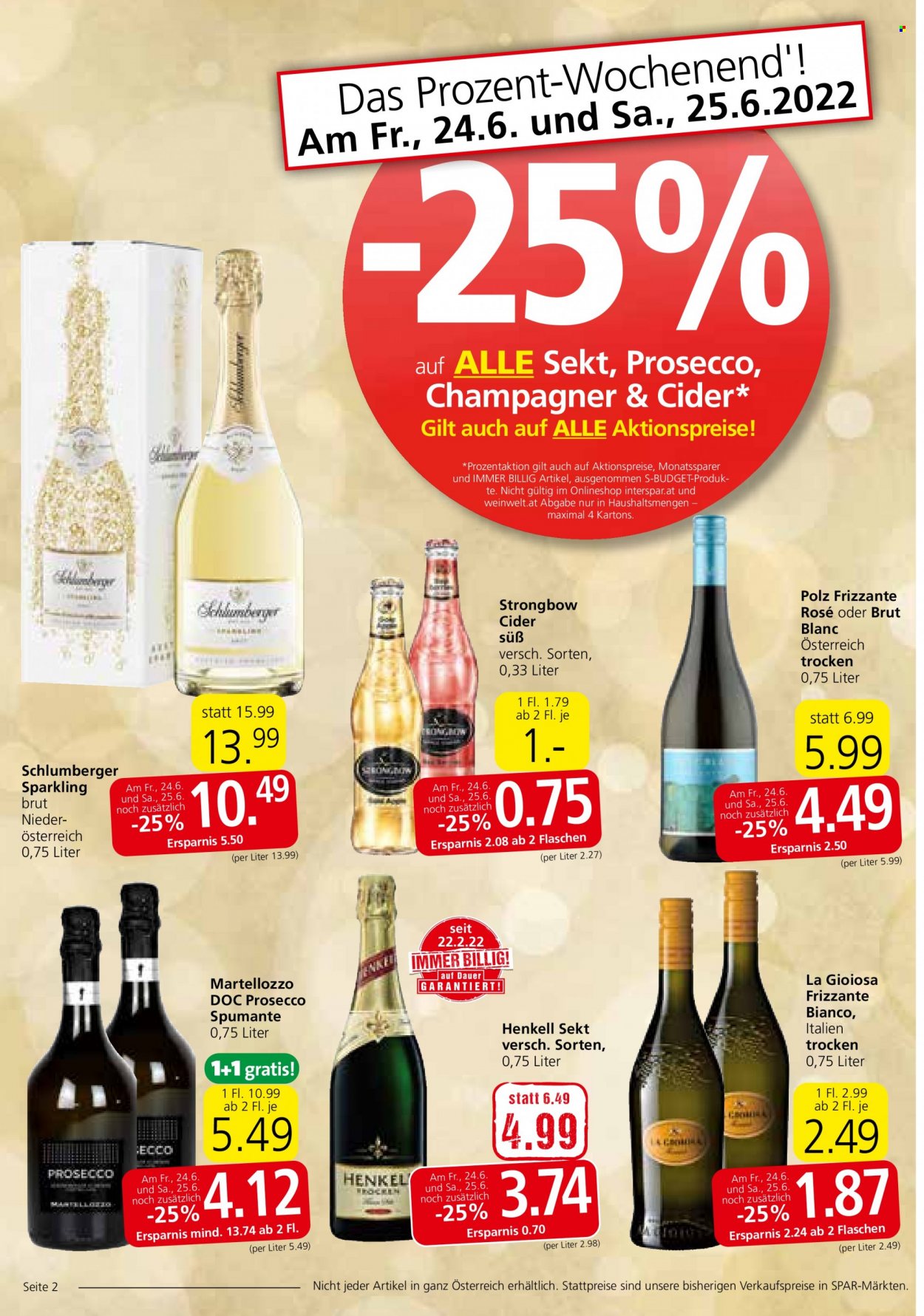 Angebote SPAR - 23.6.2022 - 29.6.2022. Seite 2