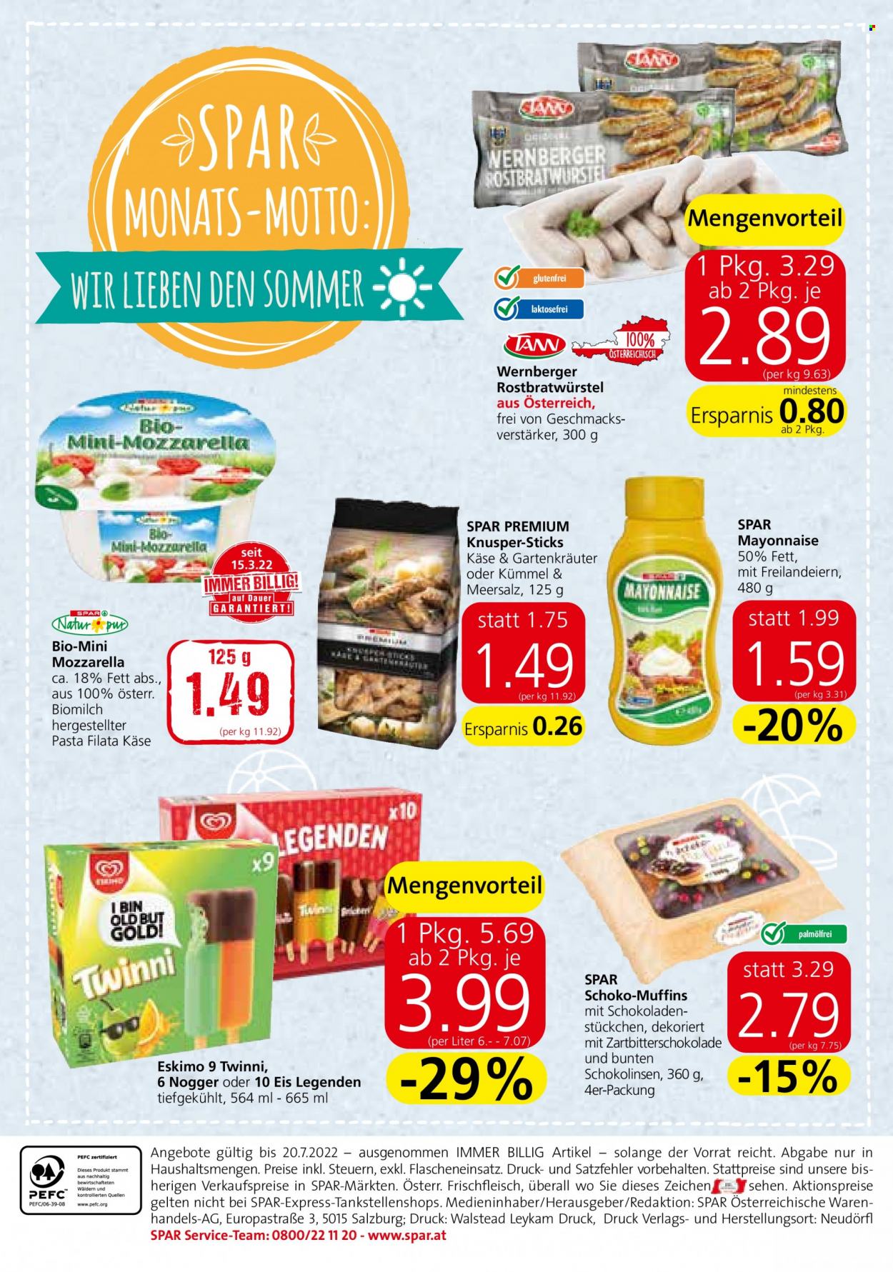Angebote SPAR - 23.6.2022 - 20.7.2022. Seite 4