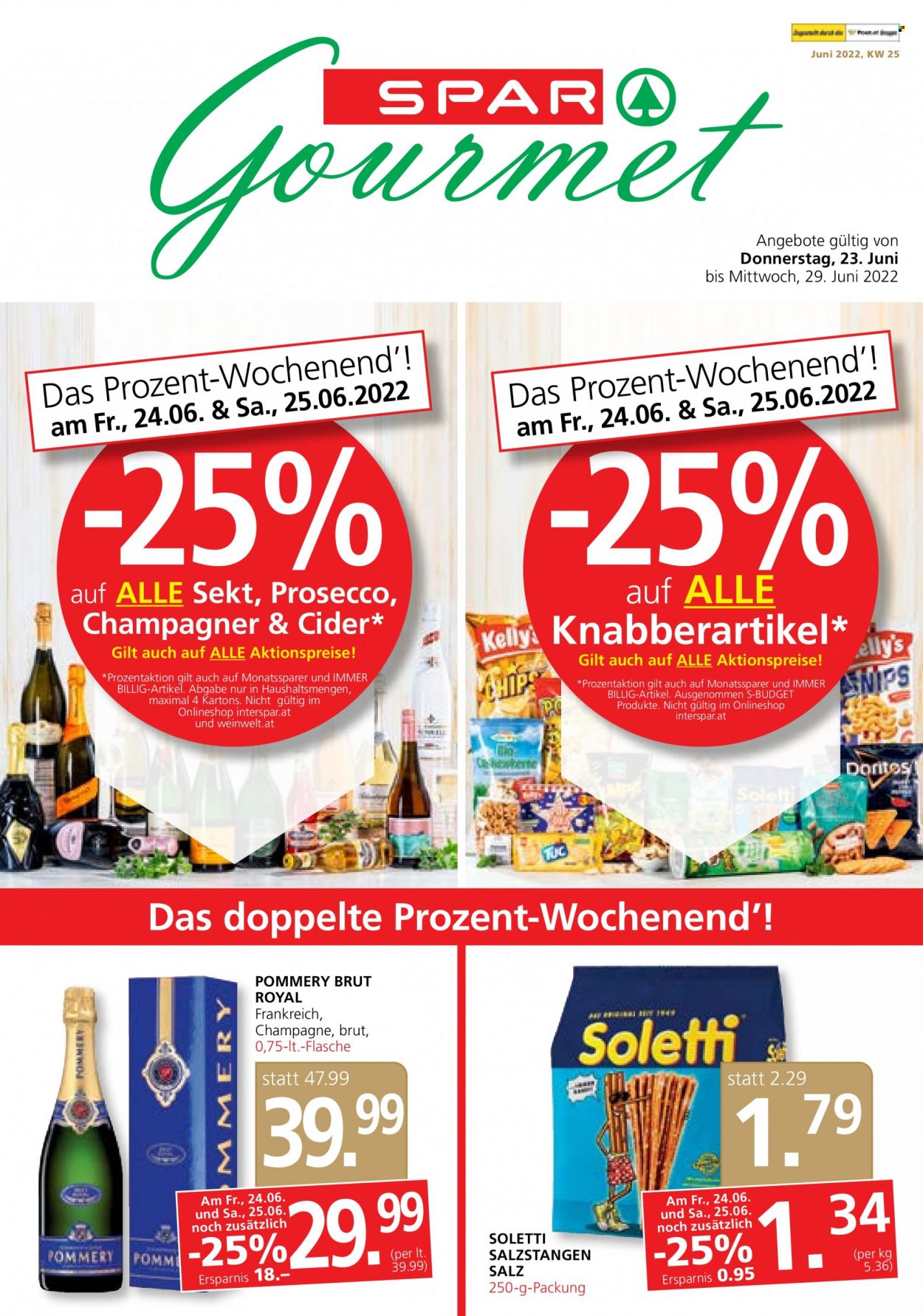 Angebote SPAR - 23.6.2022 - 29.6.2022. Seite 1