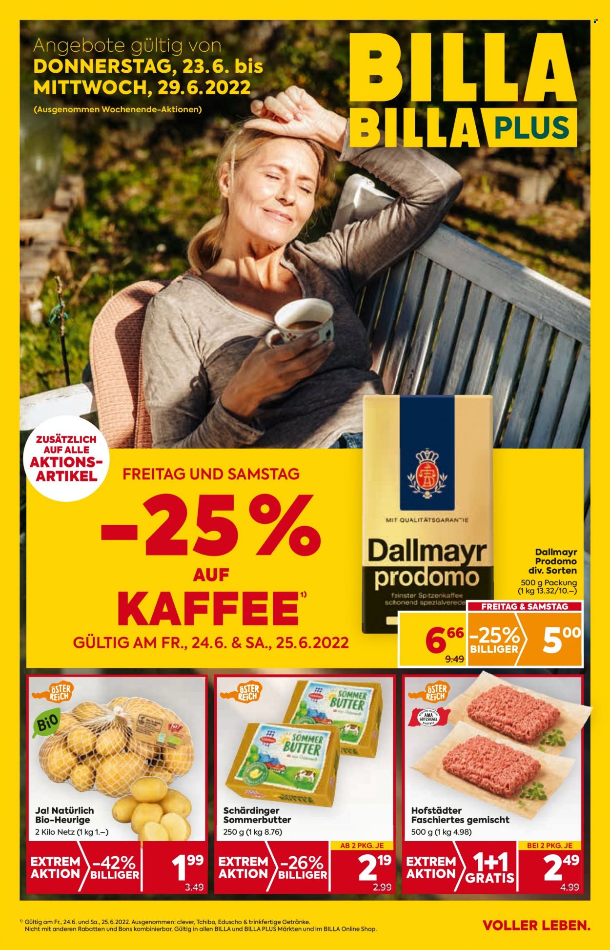 Angebote Billa - 23.6.2022 - 29.6.2022. Seite 1