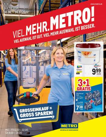 Angebote Metro - 30.6.2022 - 6.7.2022.