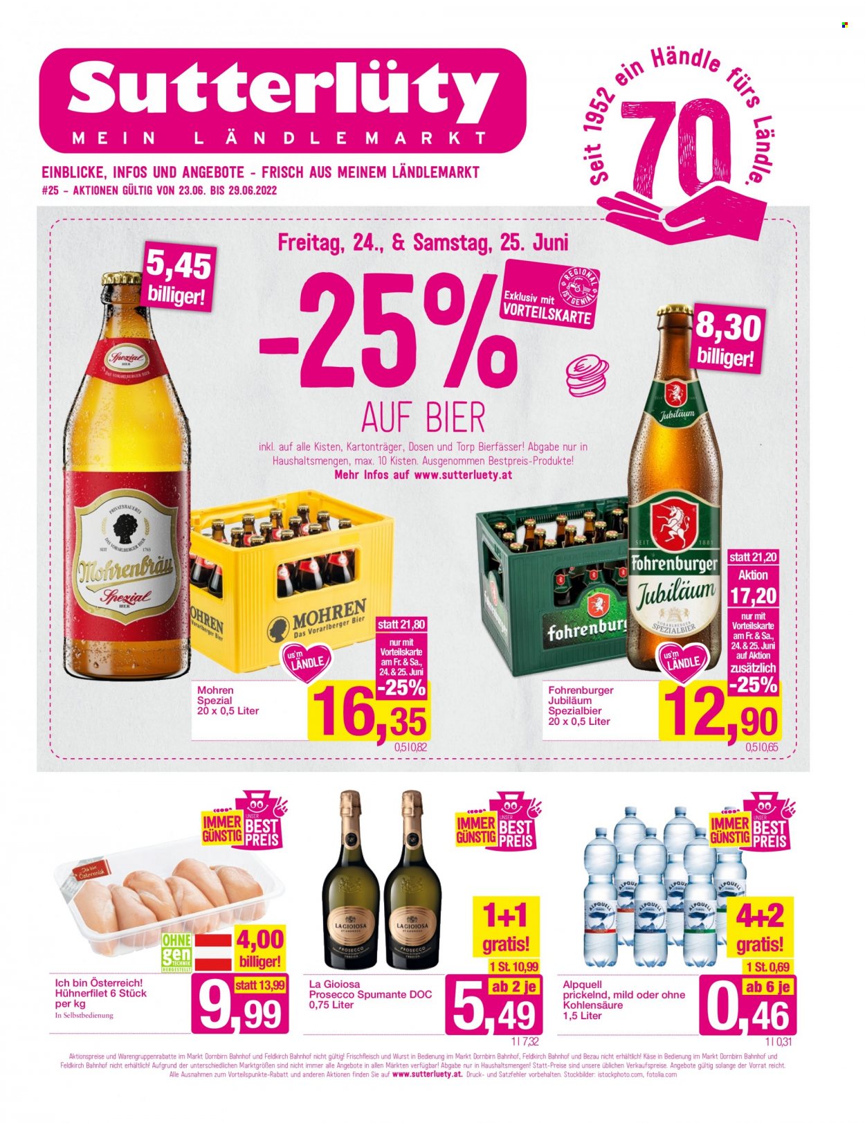 Angebote Sutterlüty - 23.6.2022 - 29.6.2022. Seite 1