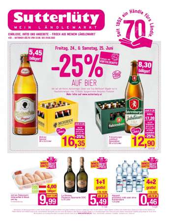 Angebote Sutterlüty - 23.6.2022 - 29.6.2022.