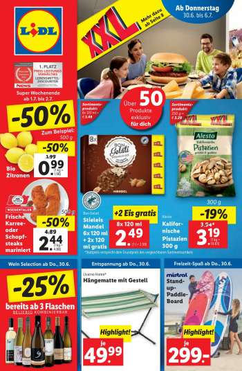 Angebote Lidl - 30.6.2022 - 6.7.2022.