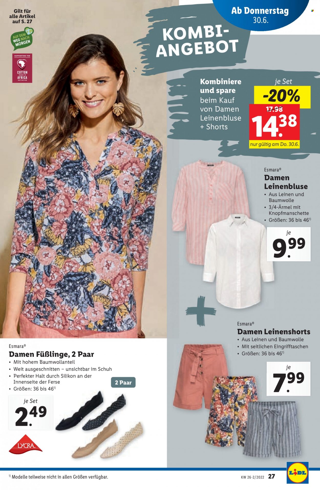 Angebote Lidl - 30.6.2022 - 6.7.2022. Seite 27