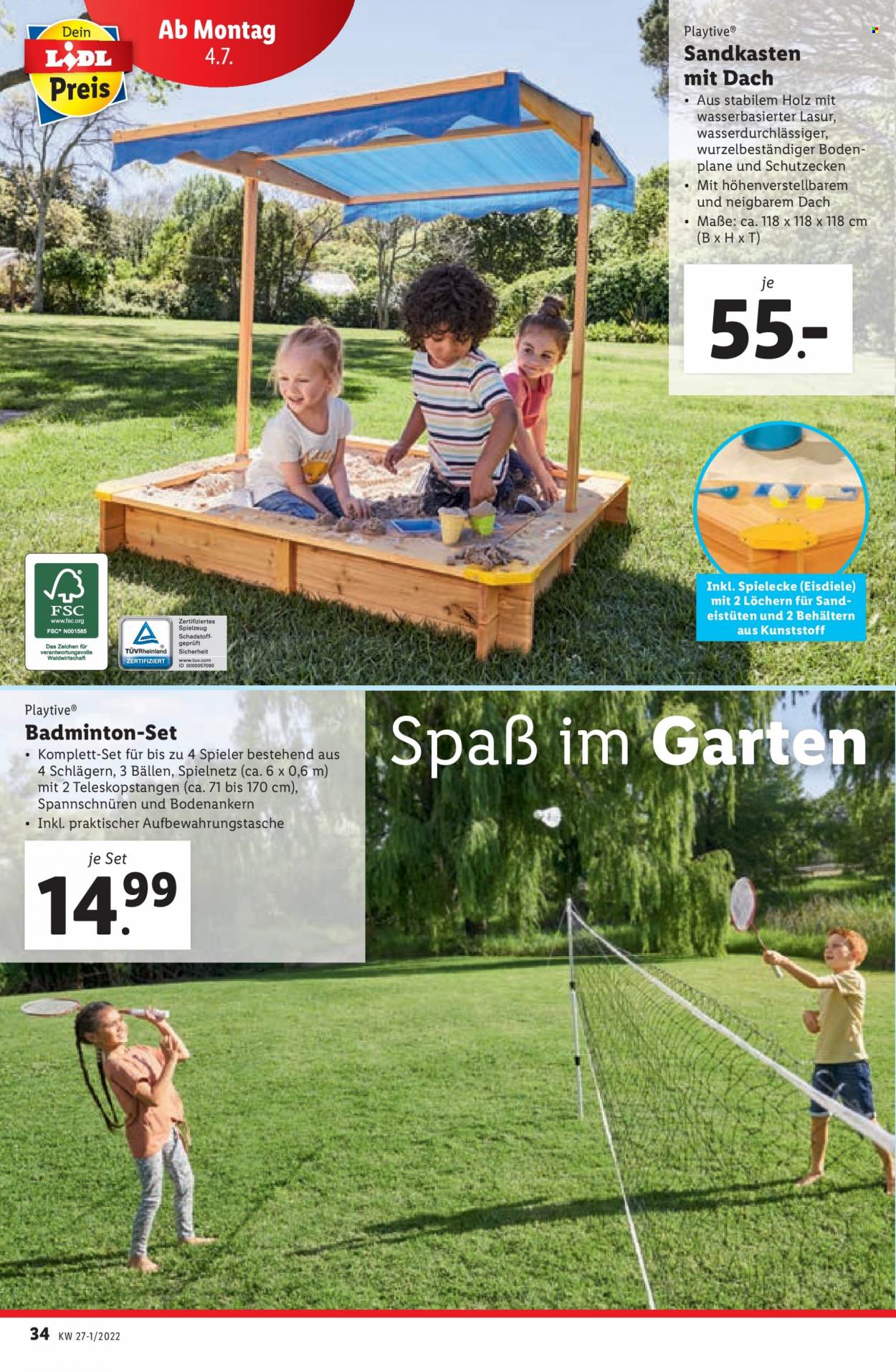 Angebote Lidl - 30.6.2022 - 6.7.2022. Seite 34
