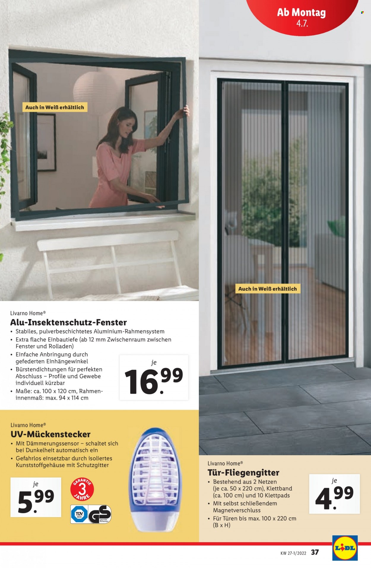 Angebote Lidl - 30.6.2022 - 6.7.2022. Seite 37