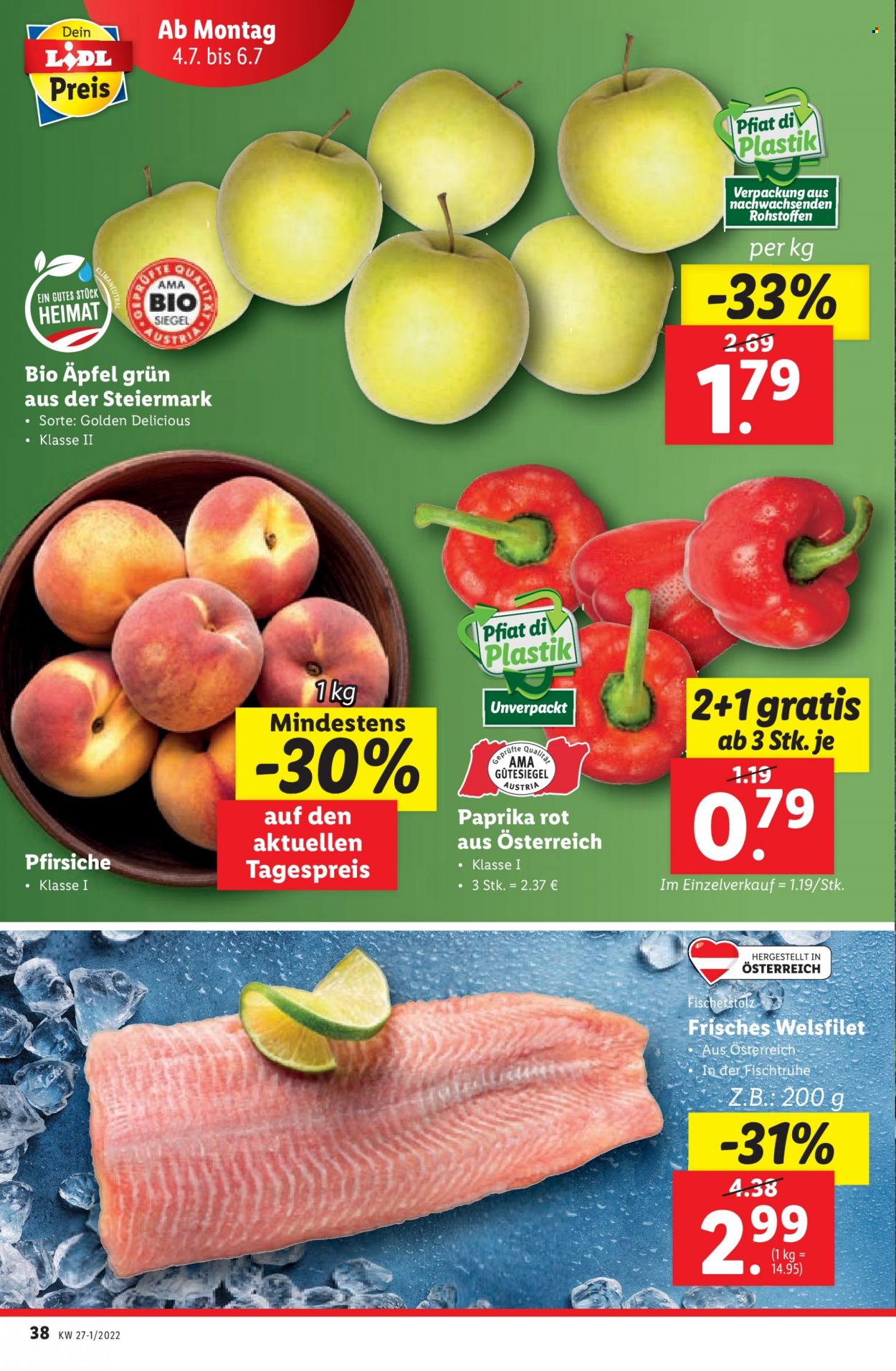 Angebote Lidl - 30.6.2022 - 6.7.2022. Seite 38