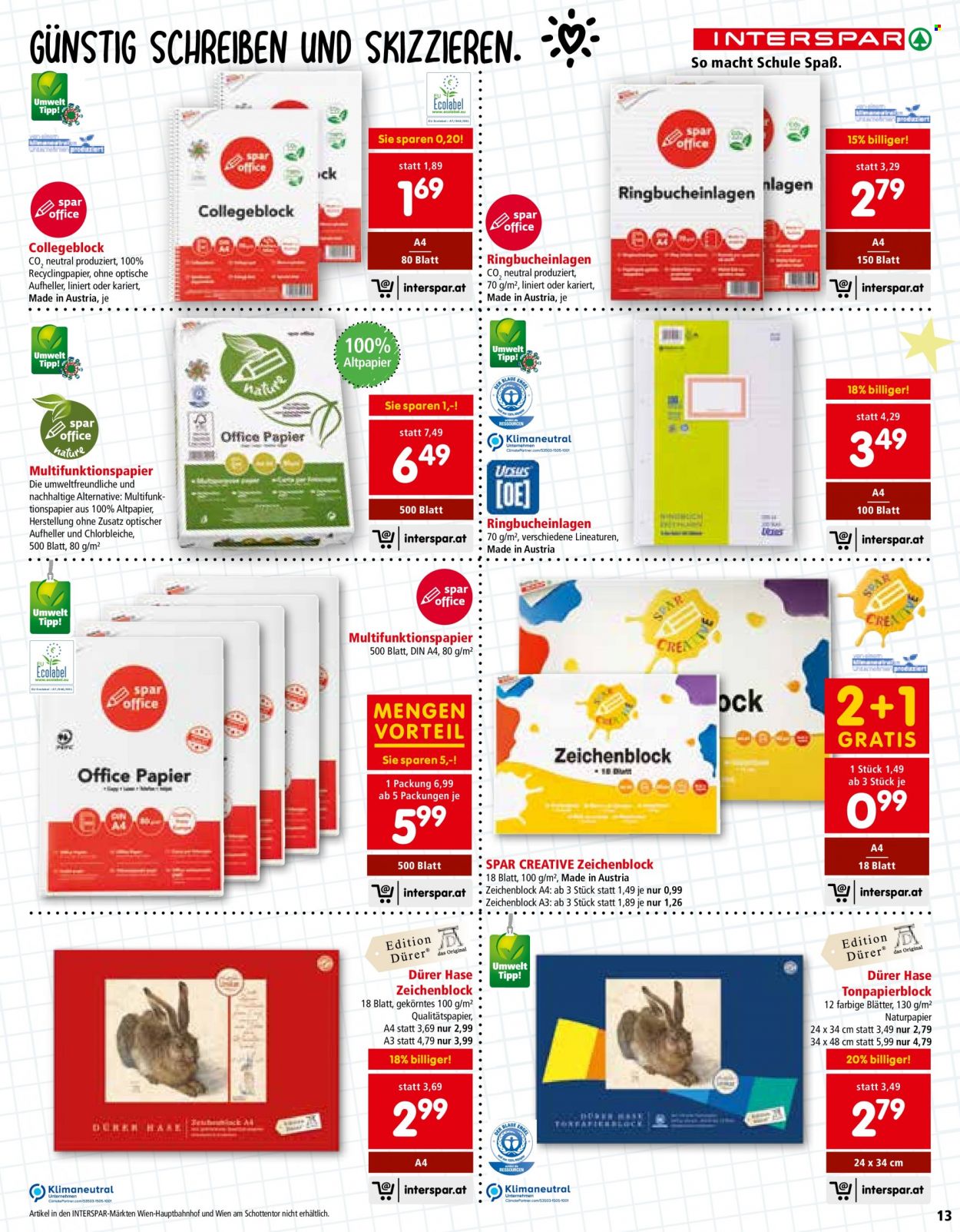 Angebote INTERSPAR - 30.6.2022 - 21.9.2022. Seite 13