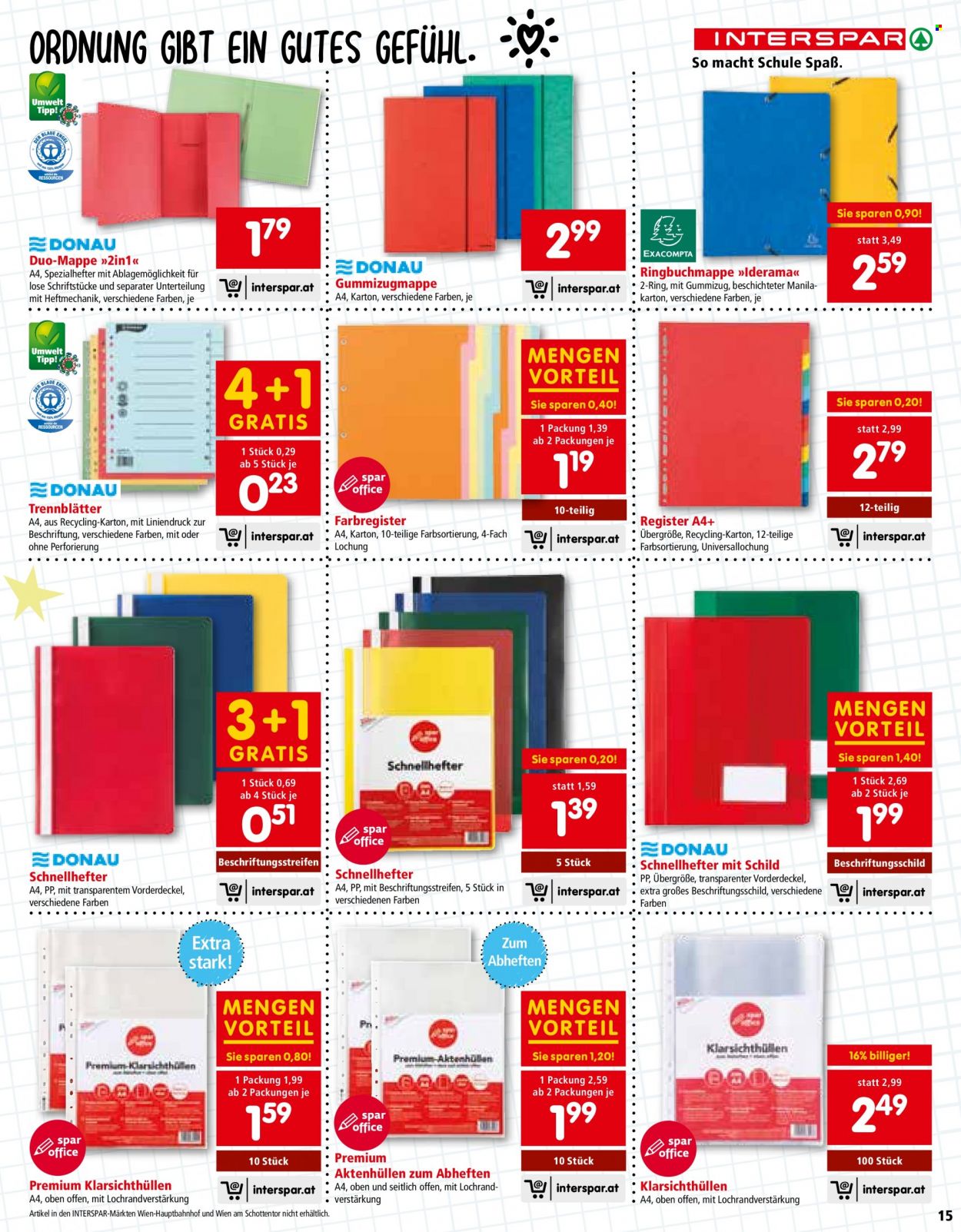 Angebote INTERSPAR - 30.6.2022 - 21.9.2022. Seite 15